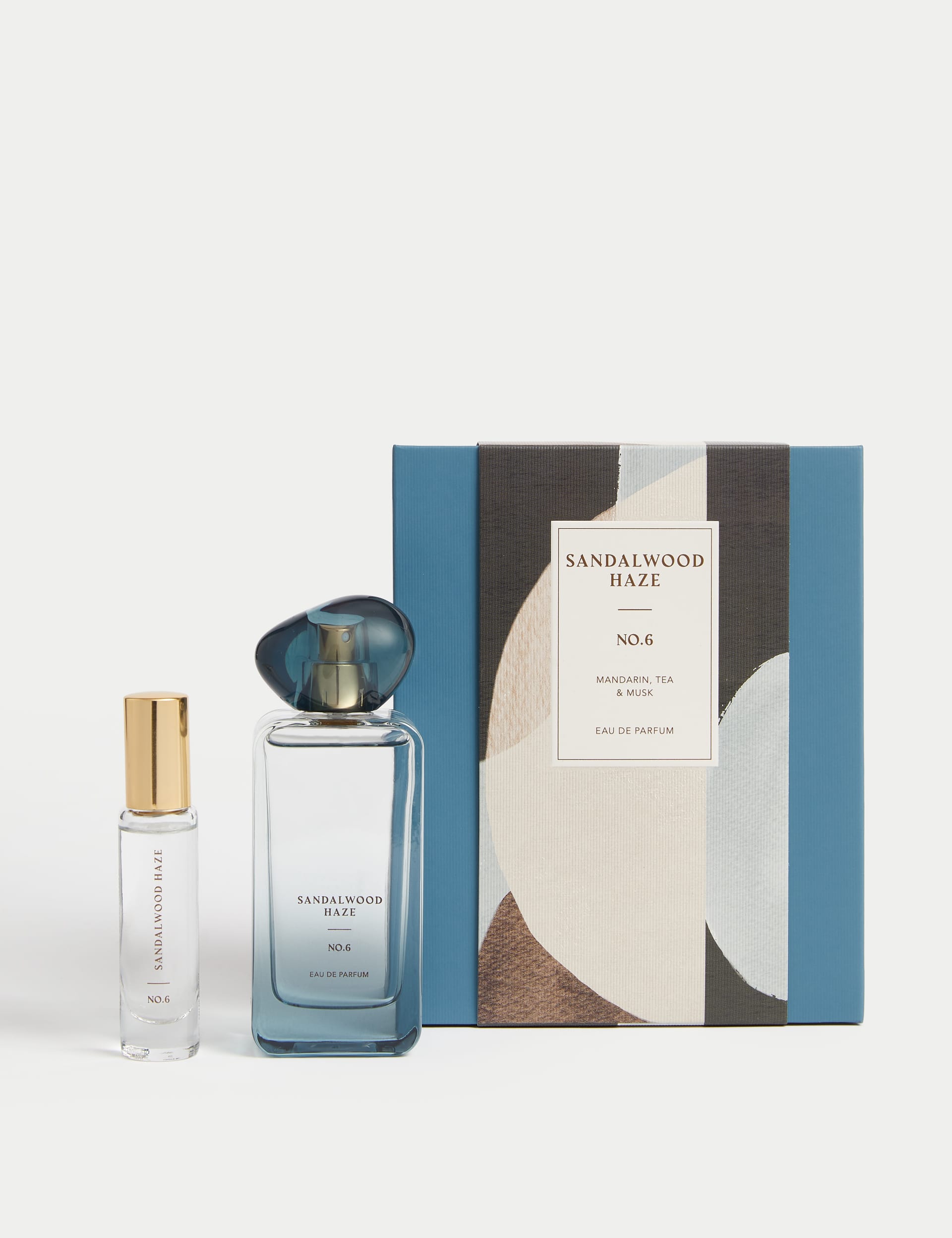 Sandalwood Scented Eau de Parfum Set with 48ml and 9ml Bottles