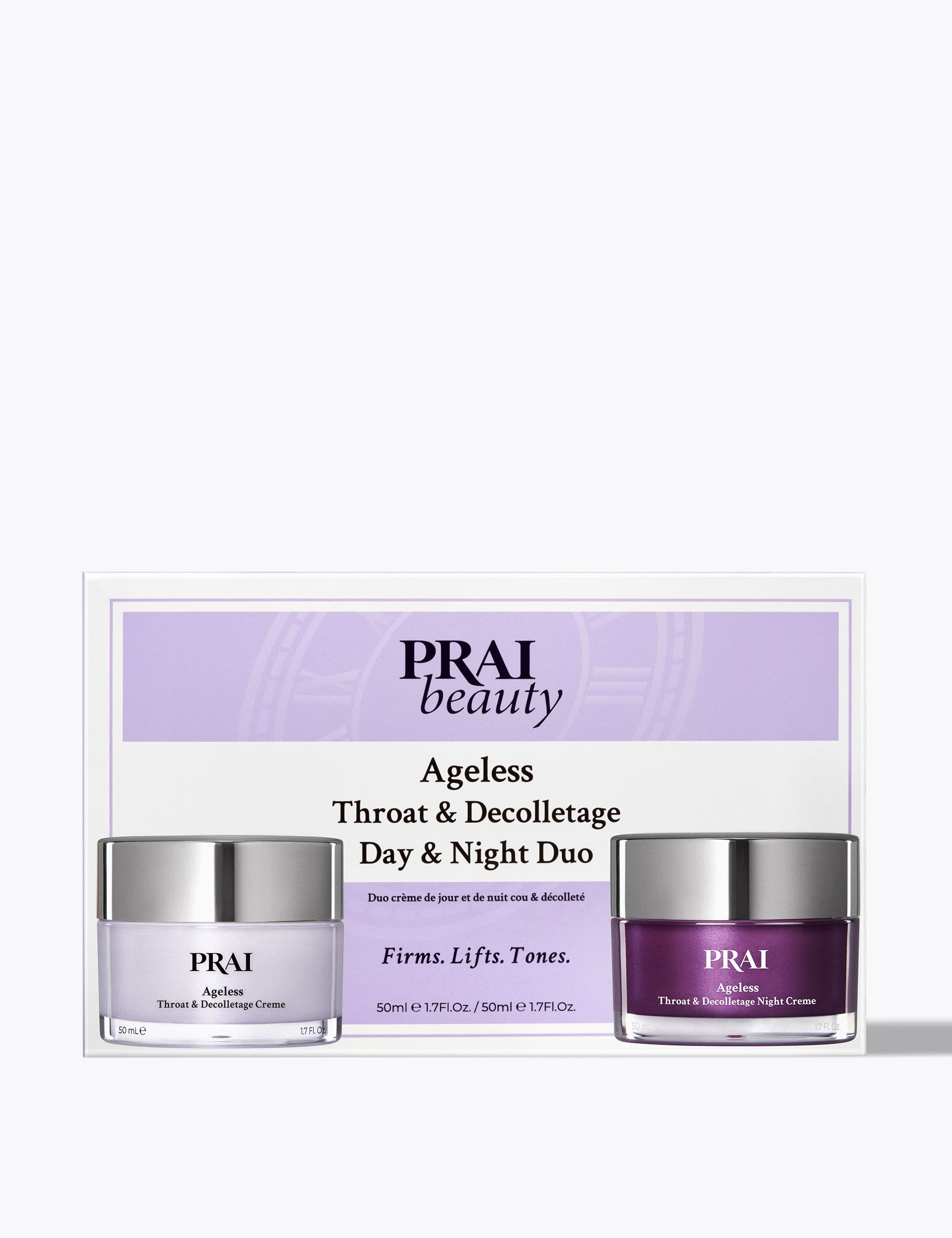 PRAI Ageless Throat & Decolletage Duo Anti-Ageing Cream Set 2x50 ml
