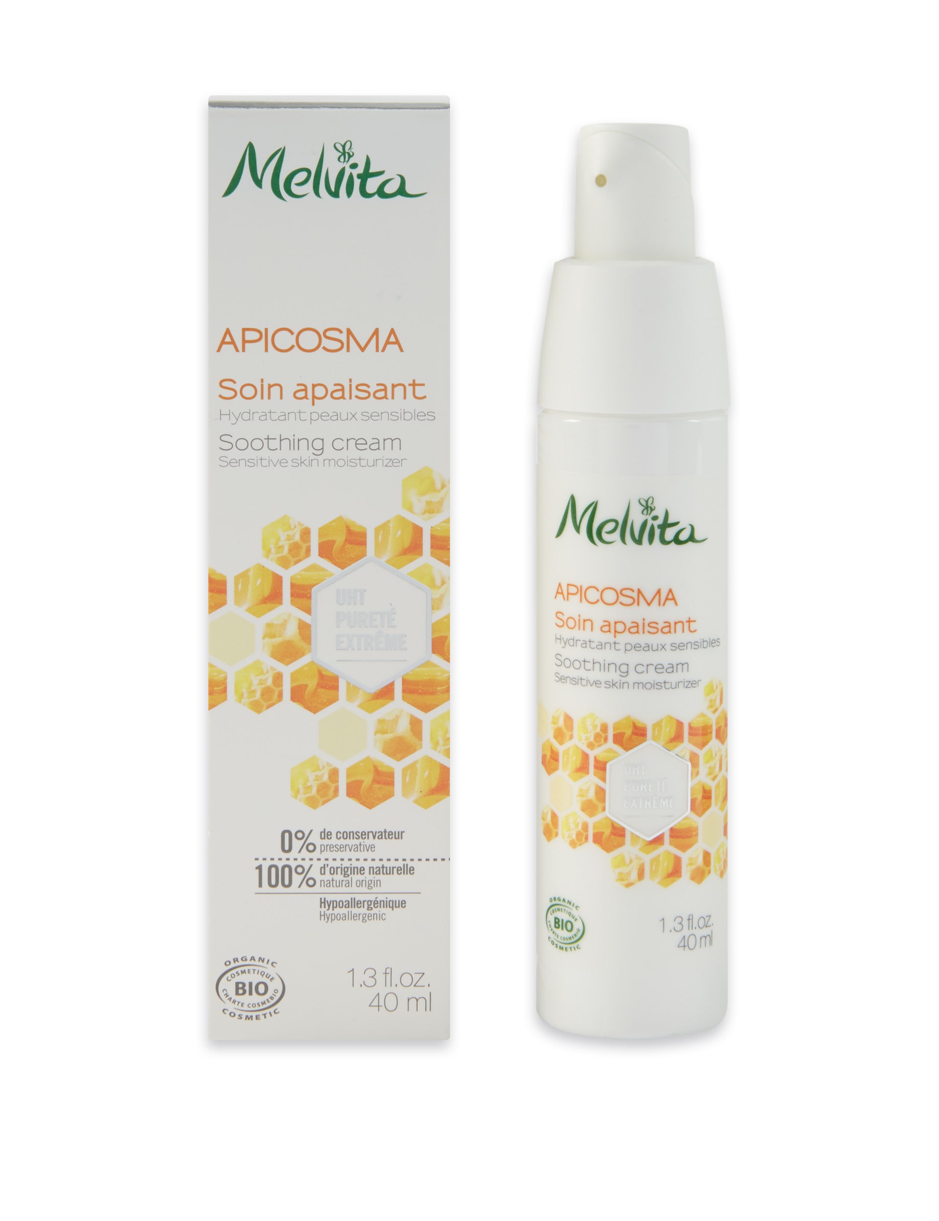 Apicosma Soin Apaisant UHT – Beruhigende Pflege, 40 Ml, Für Sensible Haut