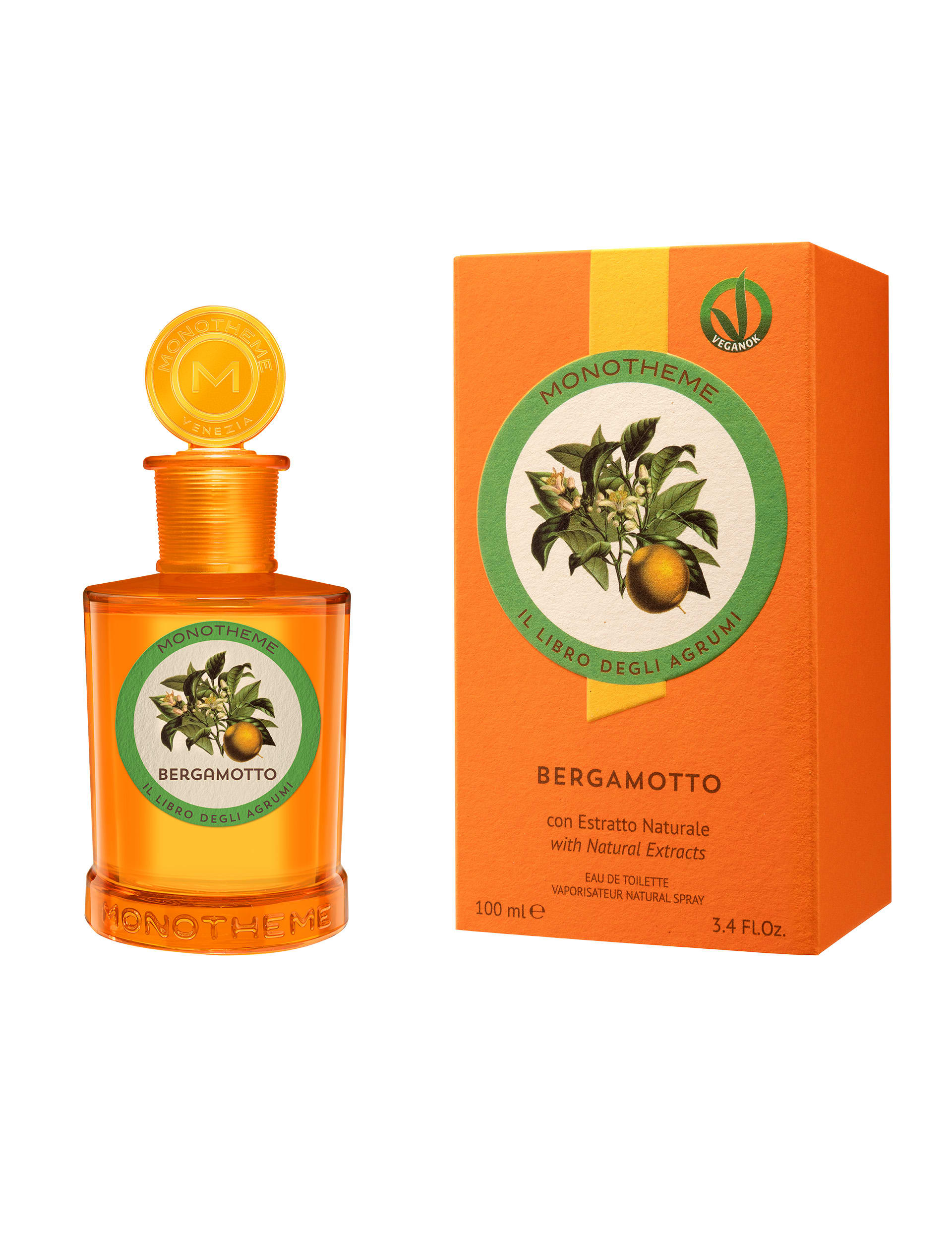 Bergamotto Eau De Toilette 100ml Unisex Vegan Fragrance