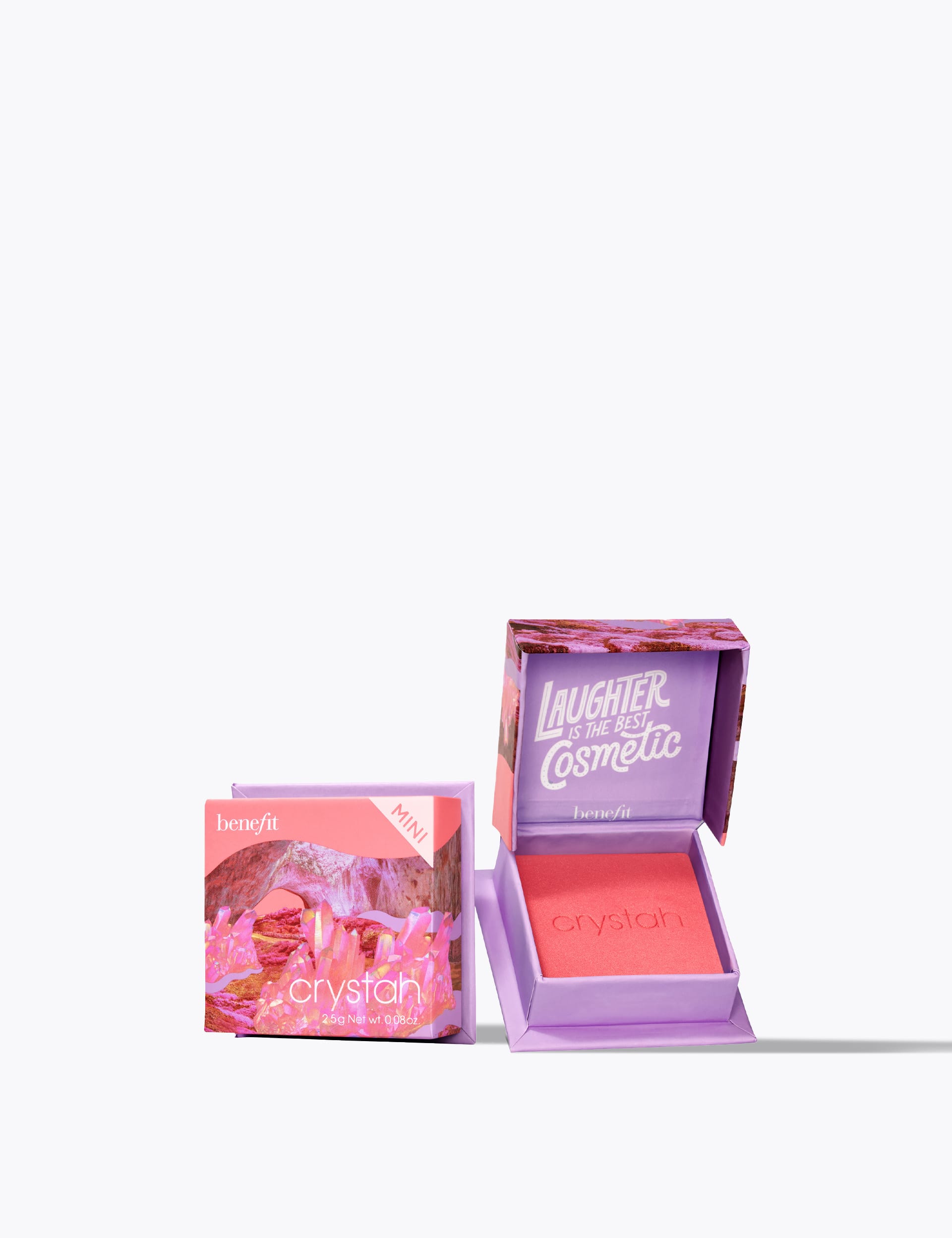 Benefit Crystah Powder Blusher Mini Strawberry Pink 2.5g