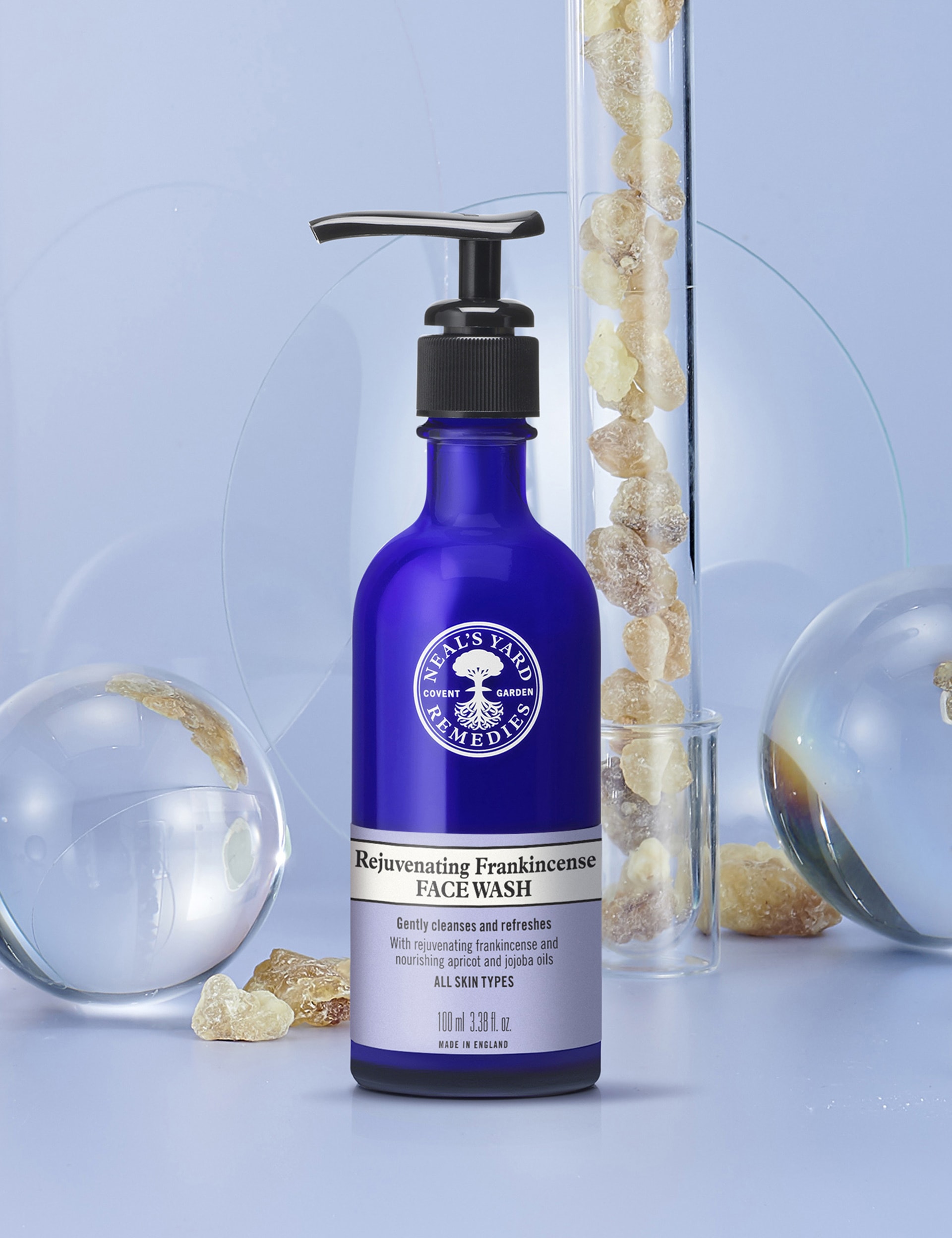 Natural Facial Wash with Frankincense and Nourishing Oils 100ml