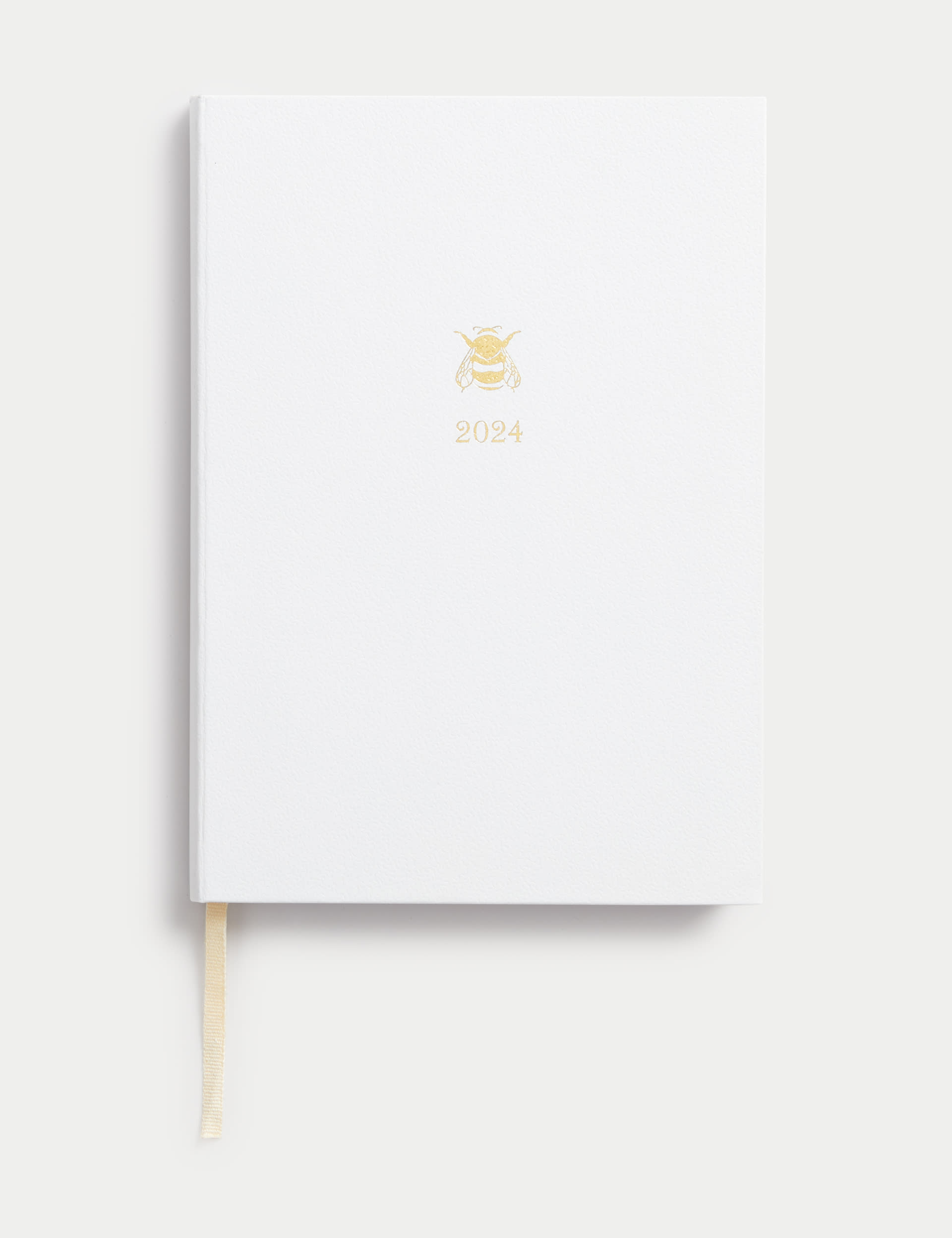 2024 Large A5 Week to View Diary - Gold Bee Design | M&S