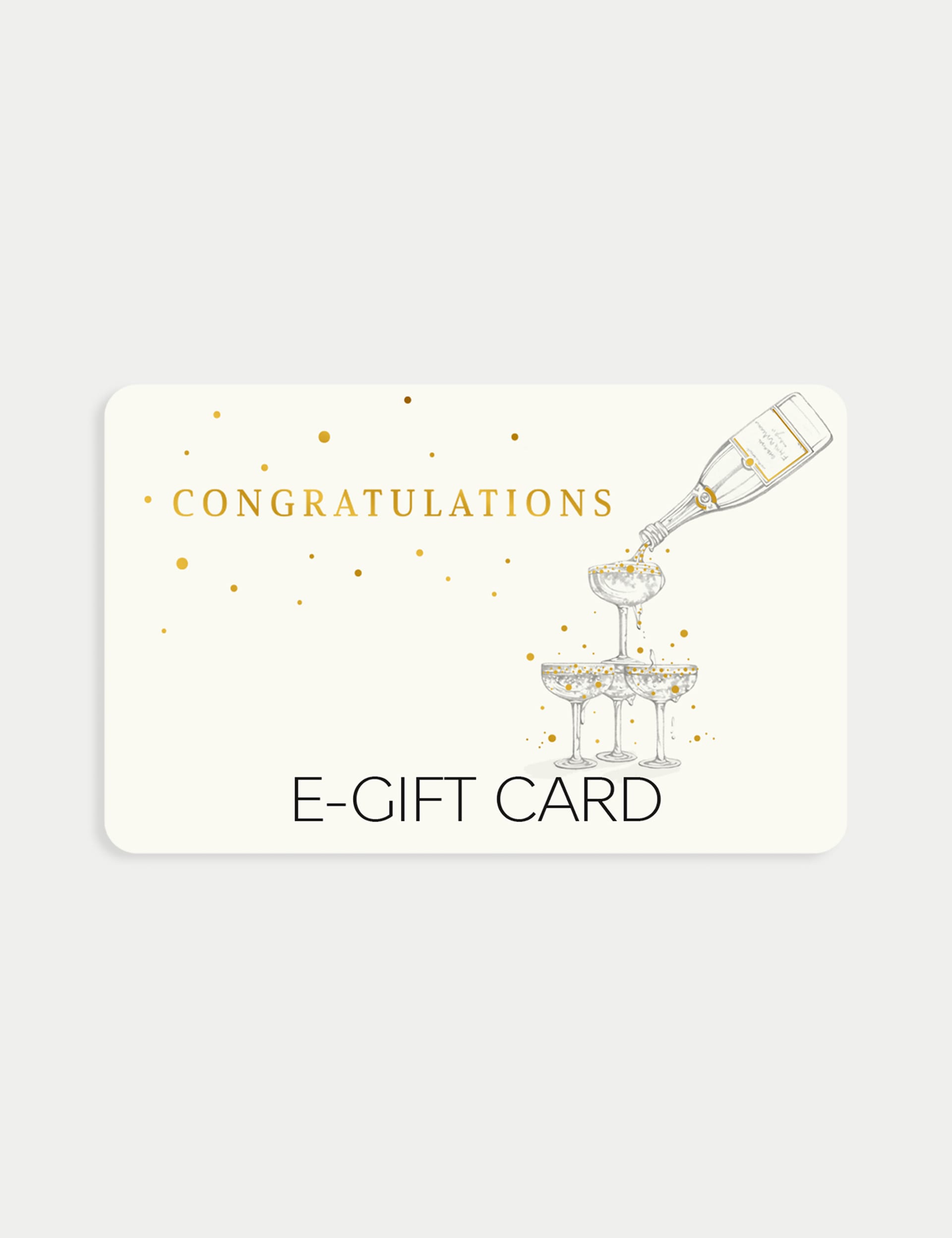 Champagne Tower E-Gift card