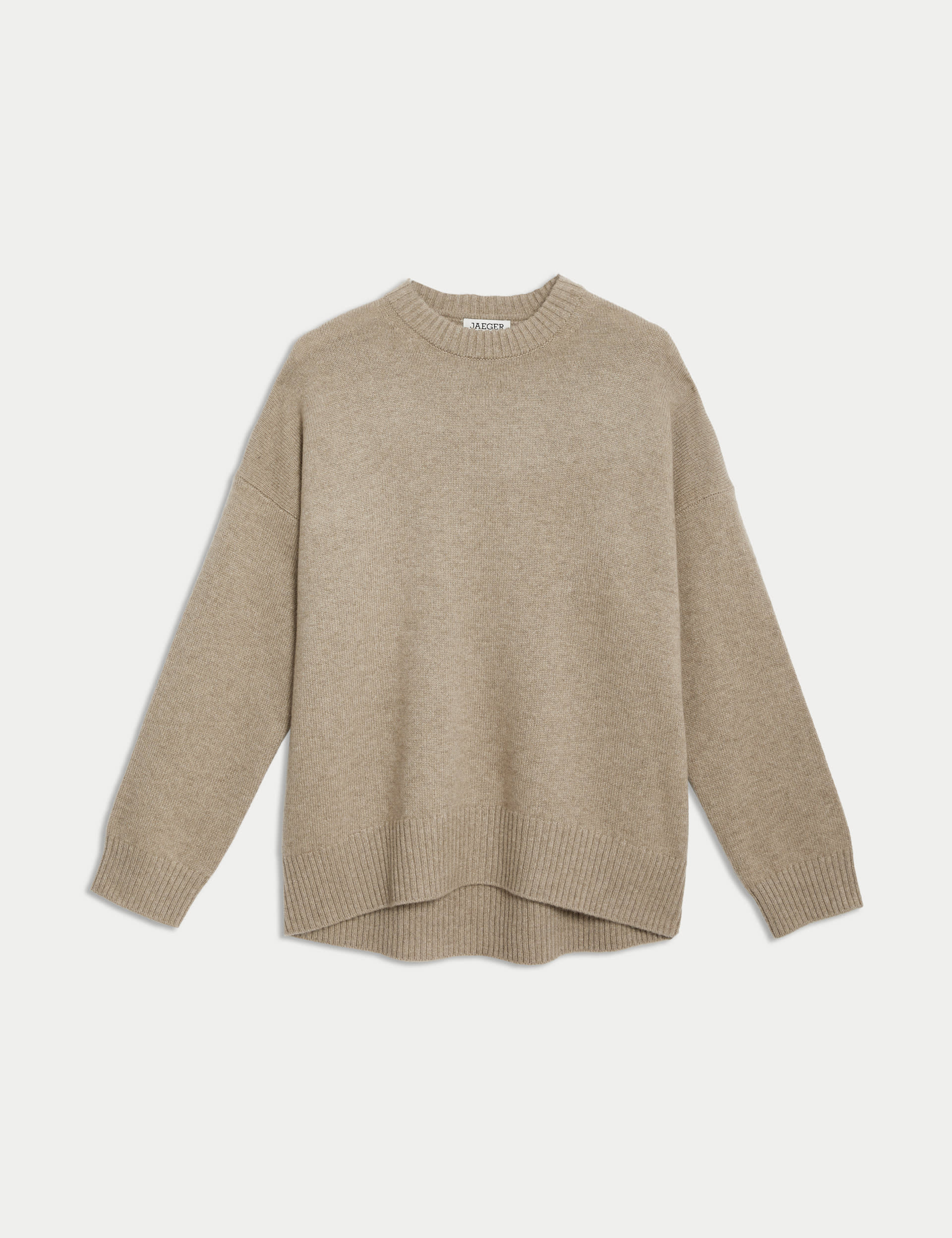 Pure Cashmere Crew Neck Relaxed Jumper