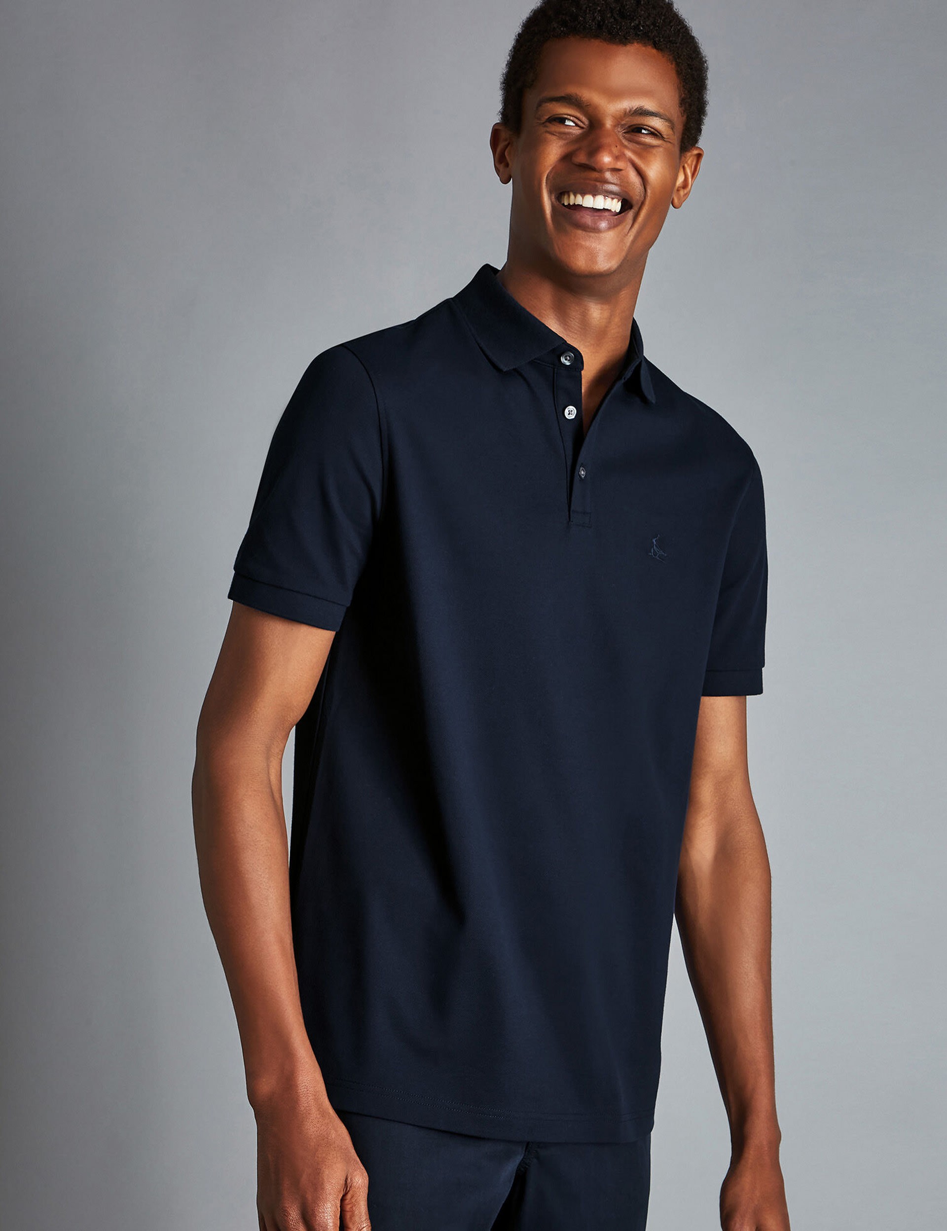 Cotton Rich Pique Polo Shirt | Charles Tyrwhitt | M&S