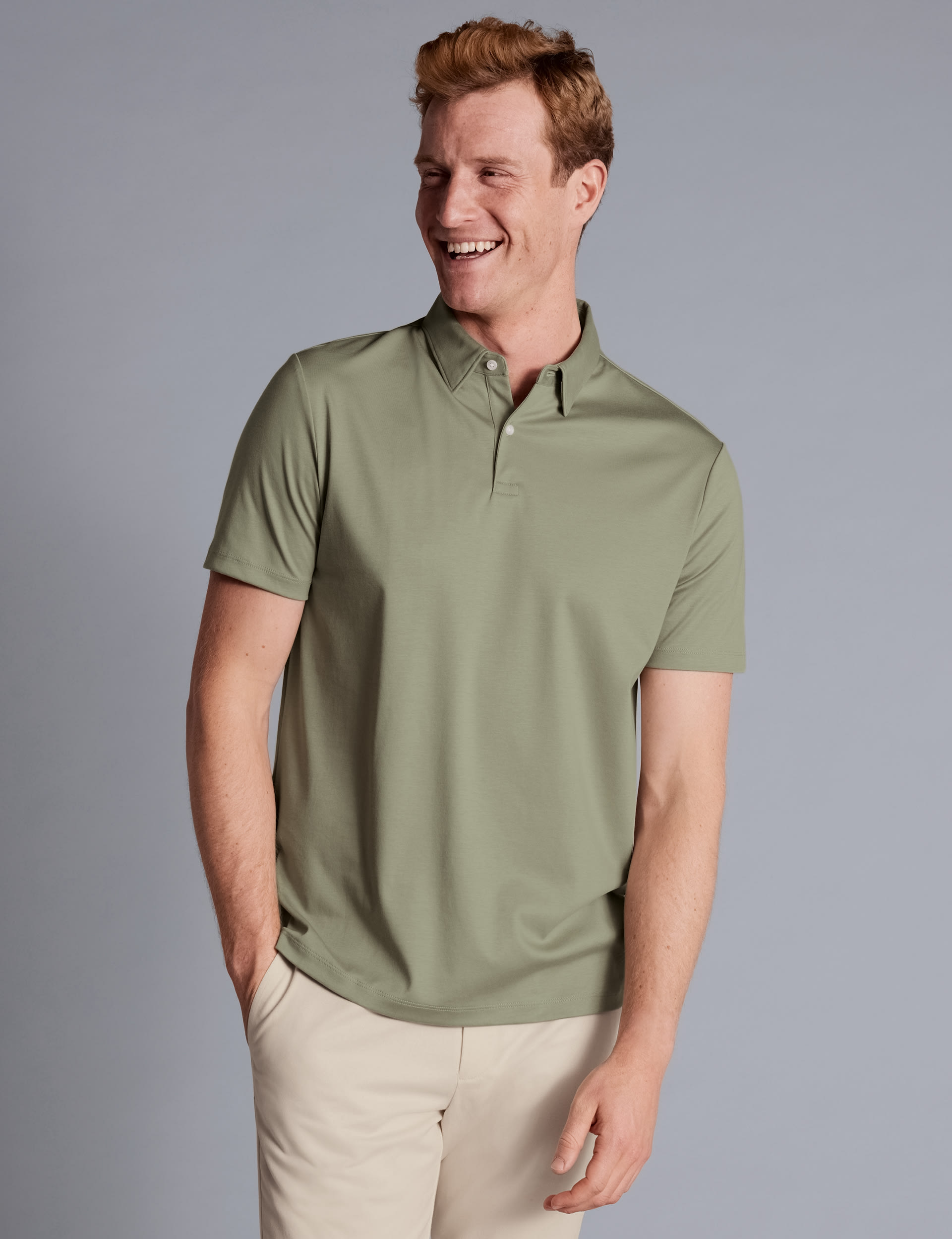 Pure Cotton Jersey Polo Shirt | Charles Tyrwhitt | M&S