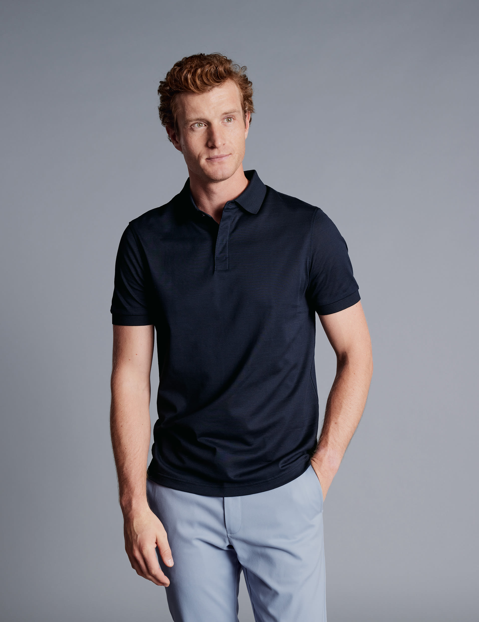 Pure Cotton Polo Shirt | Charles Tyrwhitt | M&S