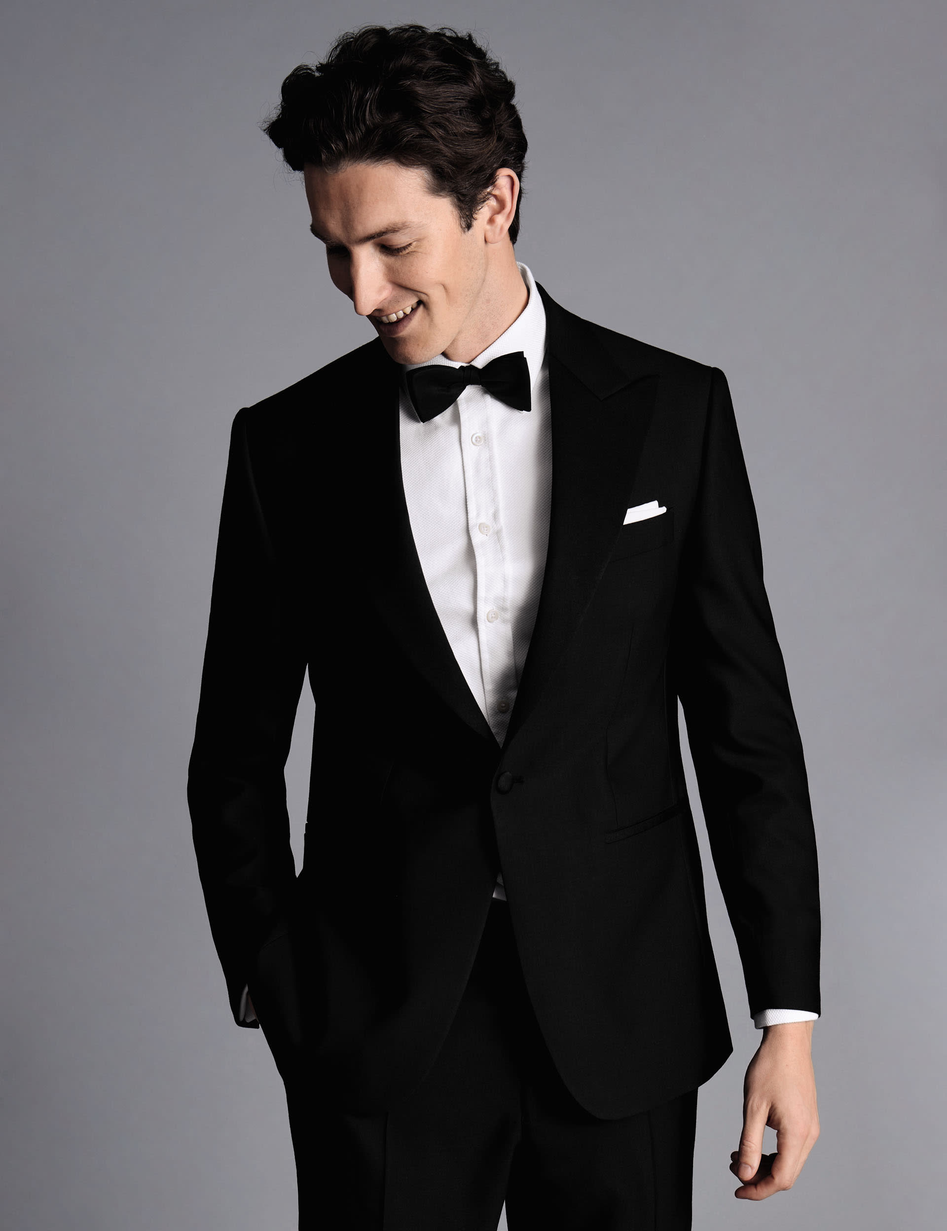 Slim Fit Pure Wool Tuxedo Jacket | Charles Tyrwhitt | M&S