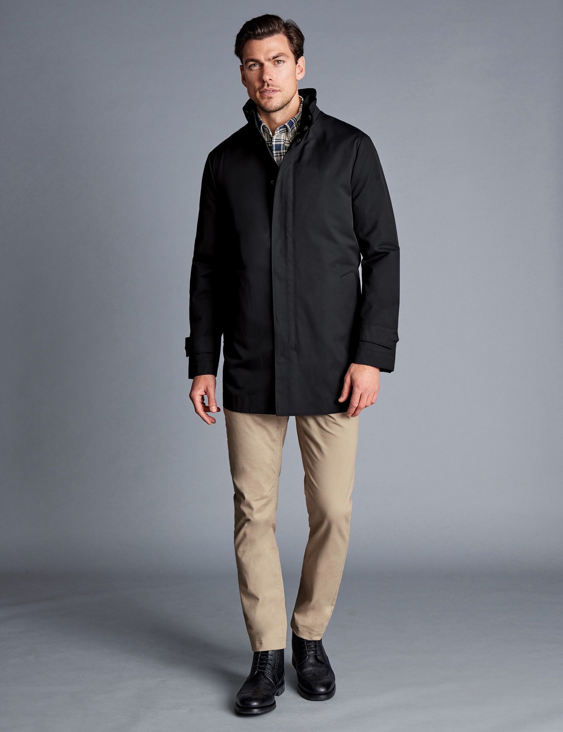 Cotton Rich 3 in 1 Removable Gilet Mac | Charles Tyrwhitt | M&S