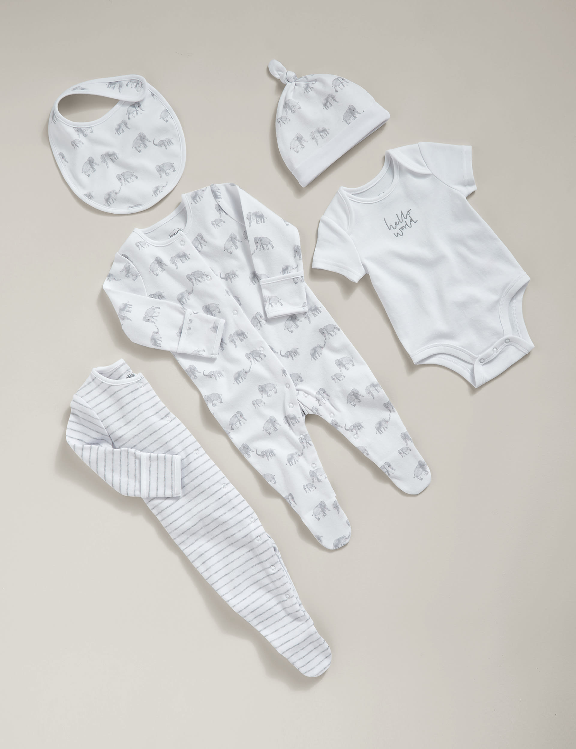 Elephant 5 Piece Set (6½lbs1 Yrs) Mamas & Papas M&S