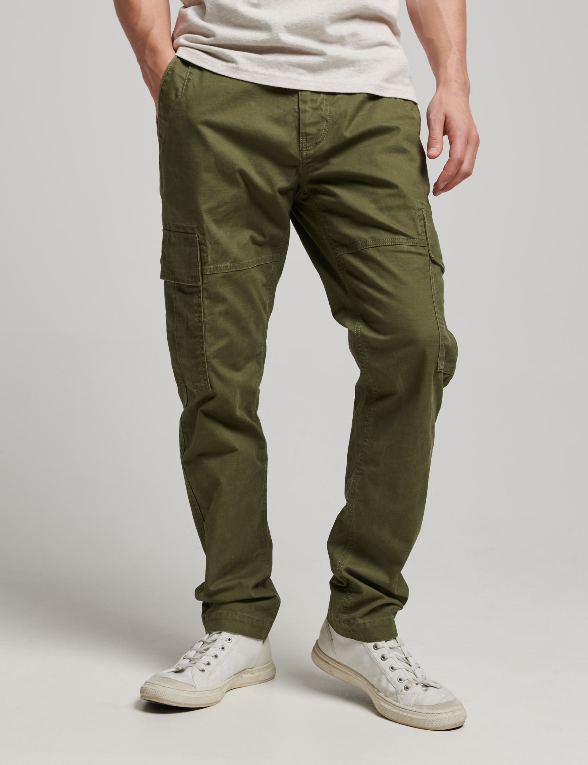 Slim Fit Cargo Trousers 