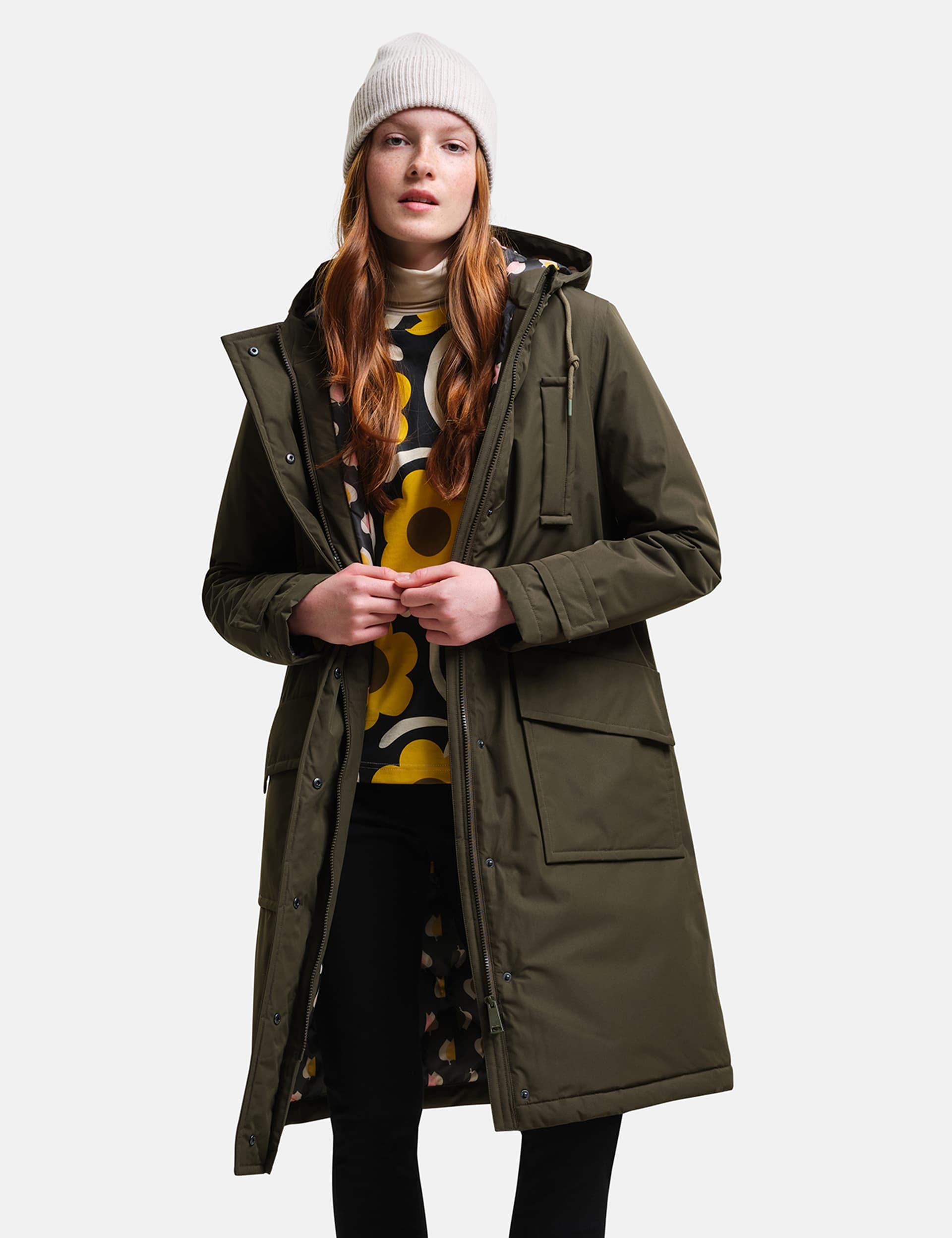 Orla Kiely Waterproof Hooded Parka Coat Regatta M S