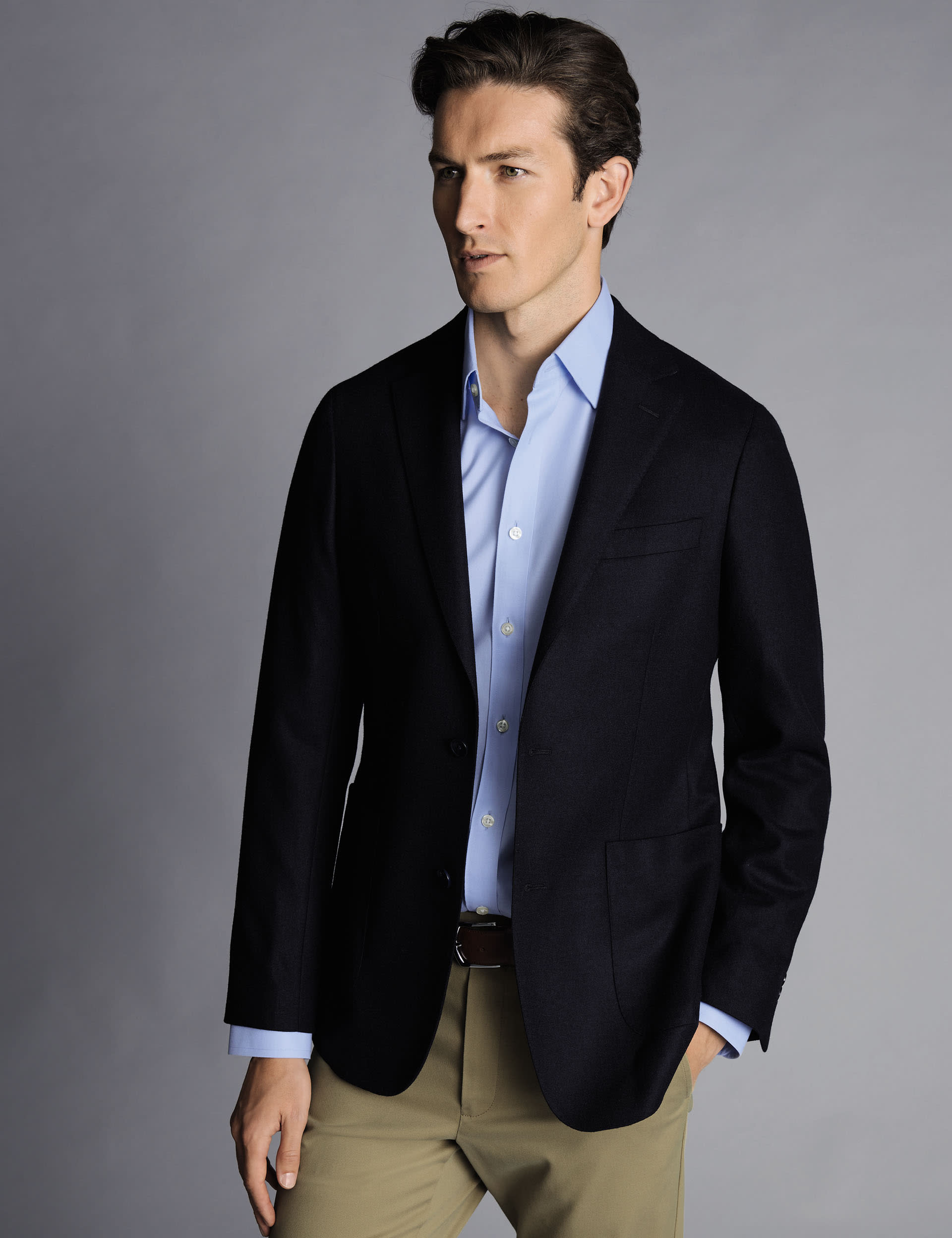 Slim Fit Pure Wool Twill Blazer | Charles Tyrwhitt | M&S