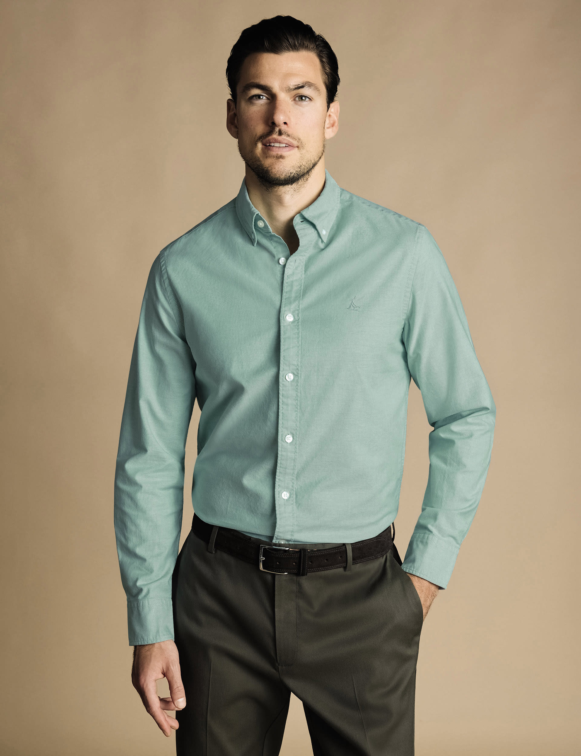 Slim Fit Pure Cotton Oxford Shirt | Charles Tyrwhitt | M&S