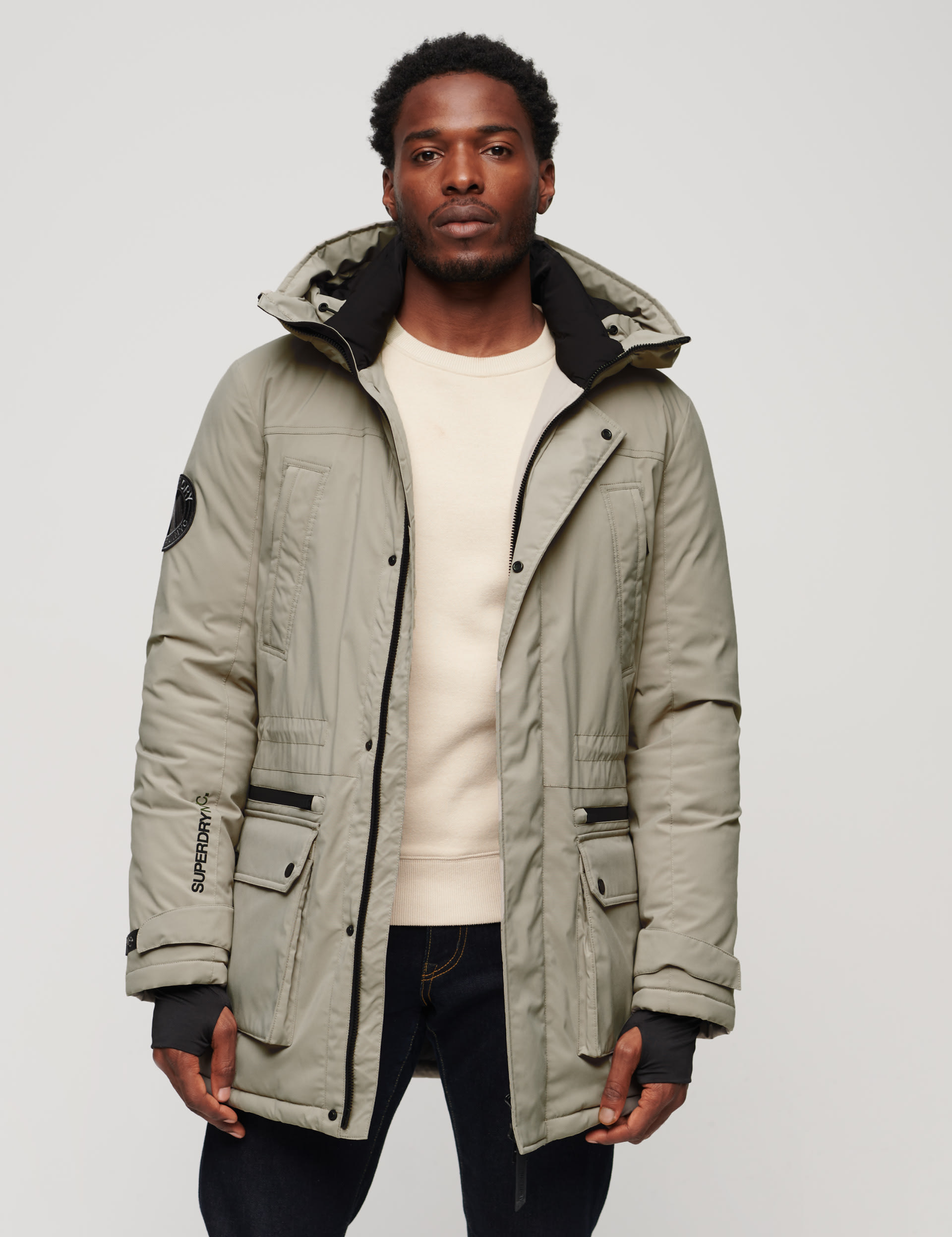 Hooded Padded Parka Jacket | Superdry | M&S