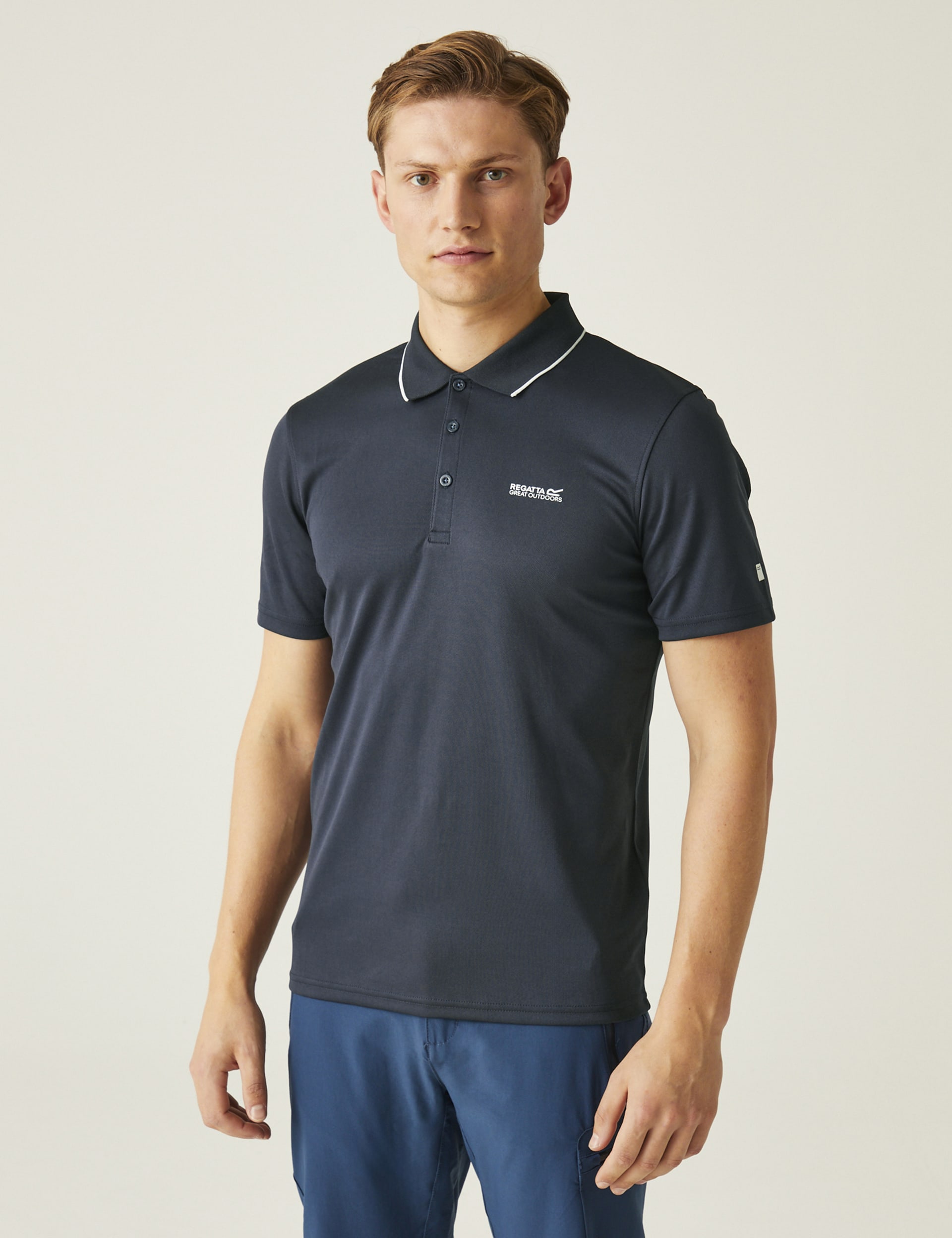 Maverik V Tipped Collar Polo Shirt | Regatta | M&S