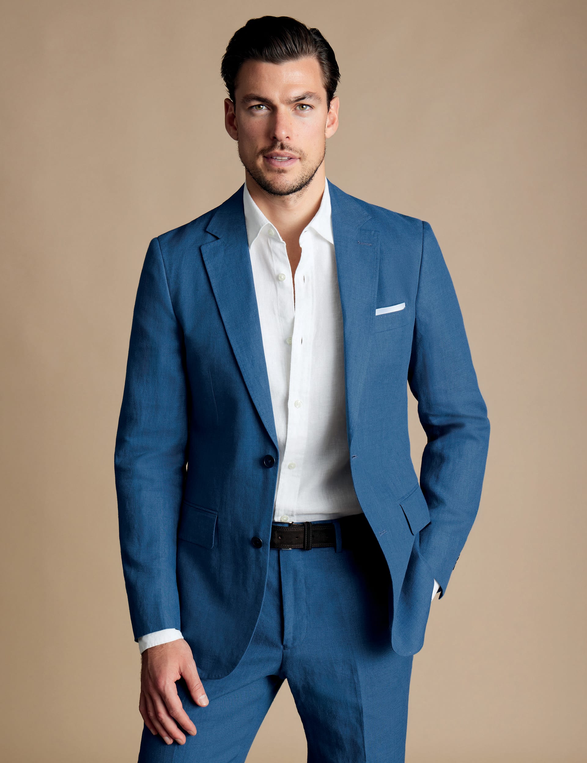 Regular Fit Pure Linen Suit Jacket | Charles Tyrwhitt | M&S