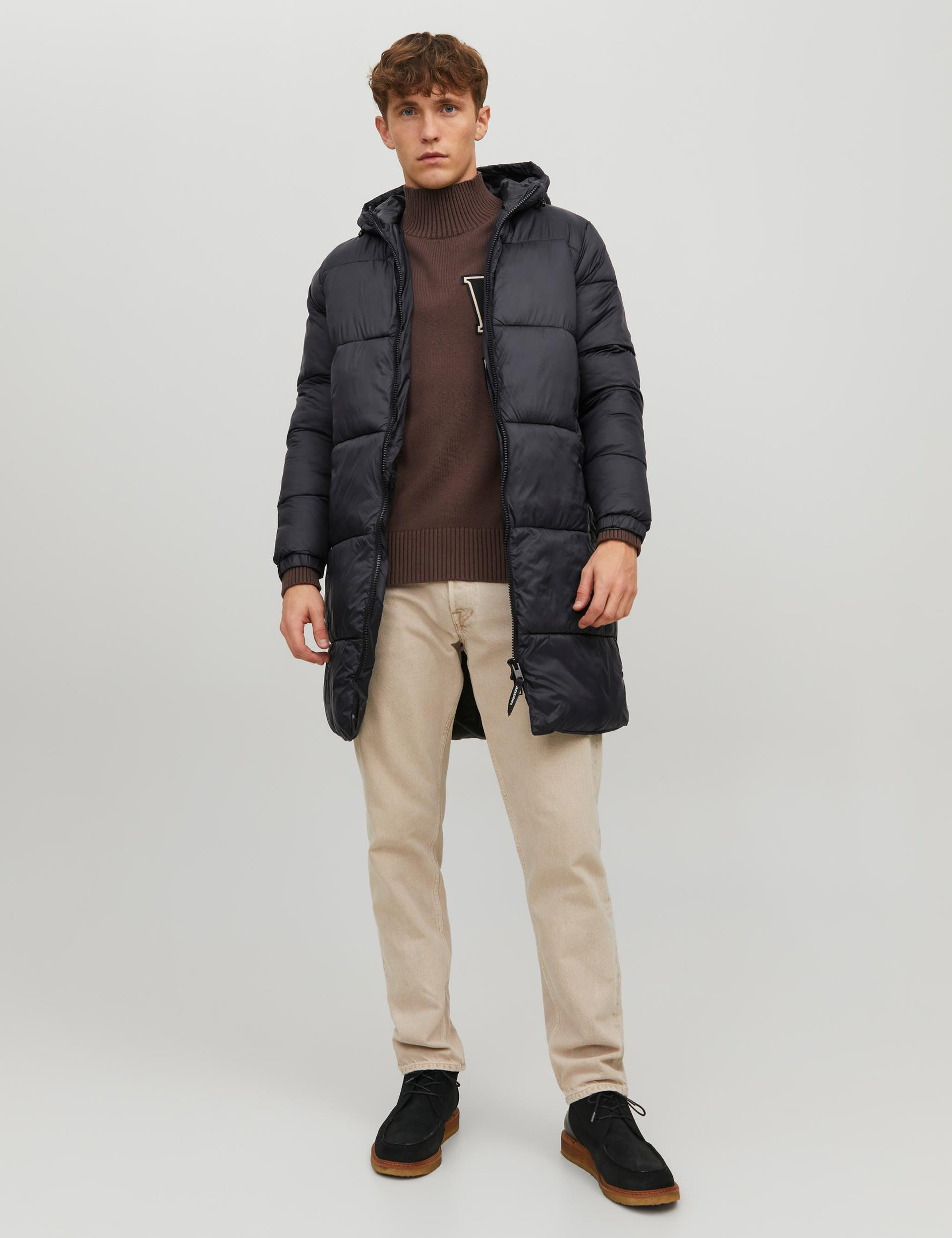 Hooded Padded Puffer Jacket | JACK & JONES | M&S