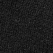 Shaker Cuff Knitted Beanie Hat - black
