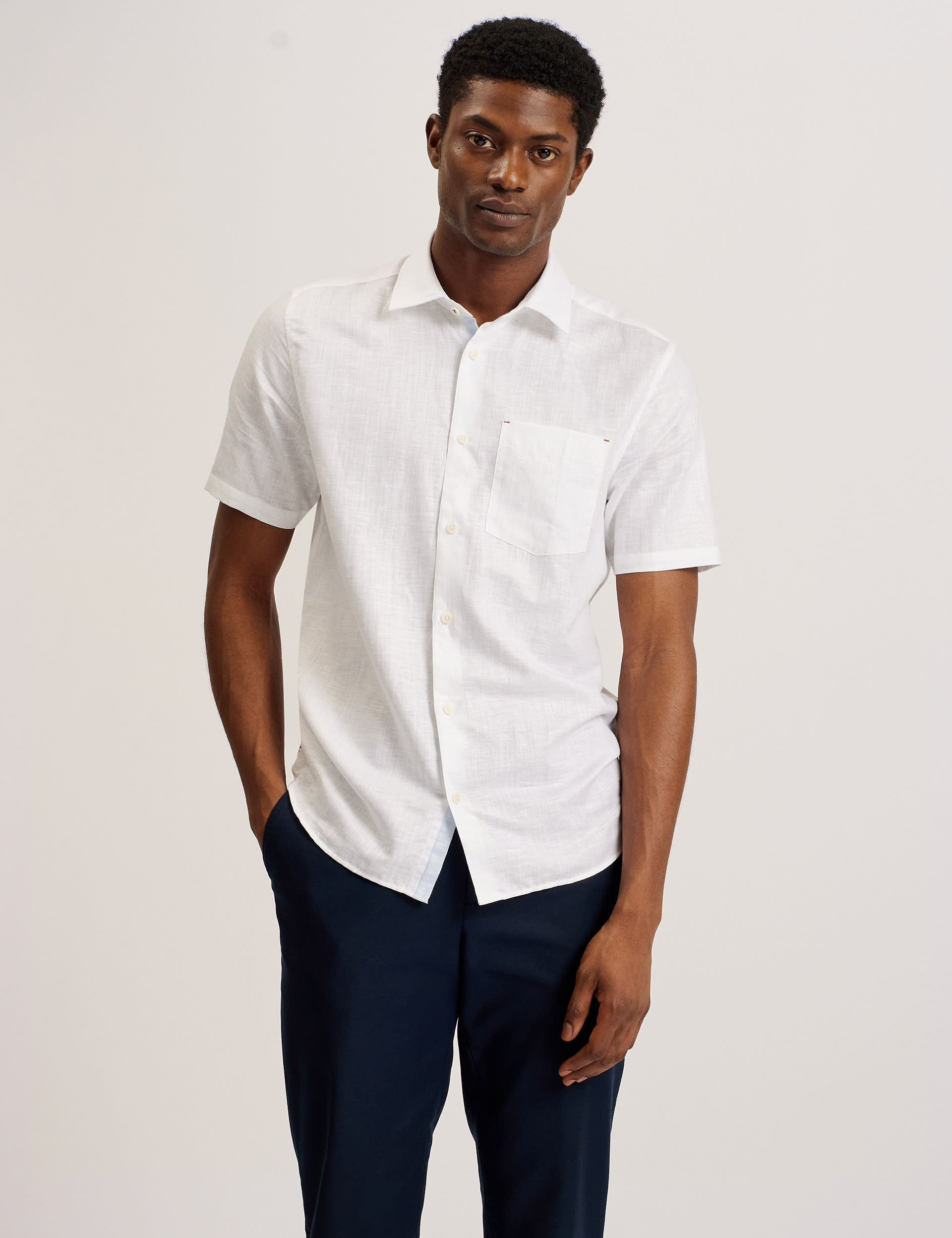 Linen Rich Shirt | Ted Baker | M&S