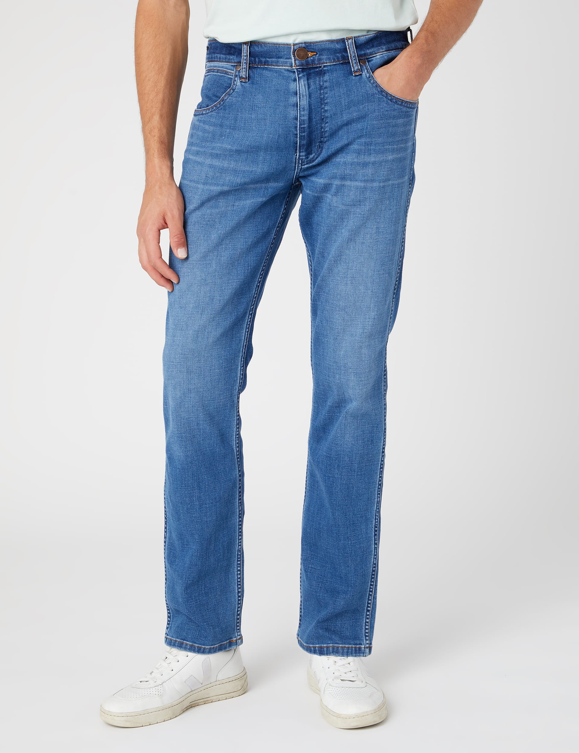 Regular Fit Greenborough Jeans | Wrangler | M&S