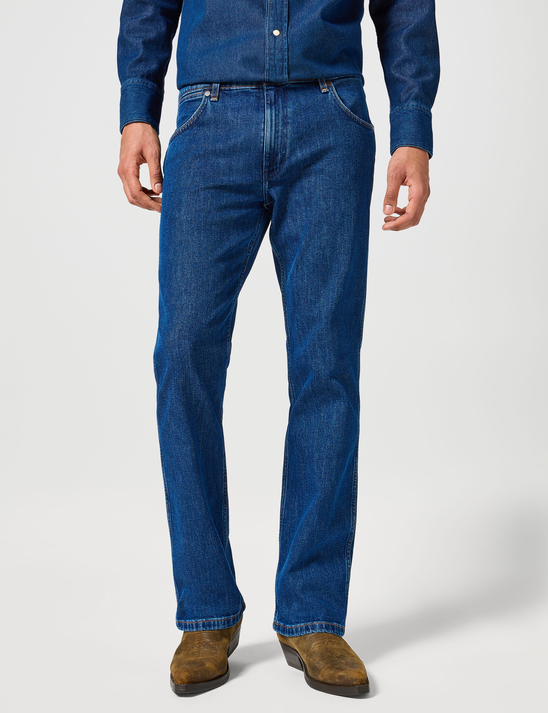 Regular Fit Cotton Rich 5 Pocket Jeans