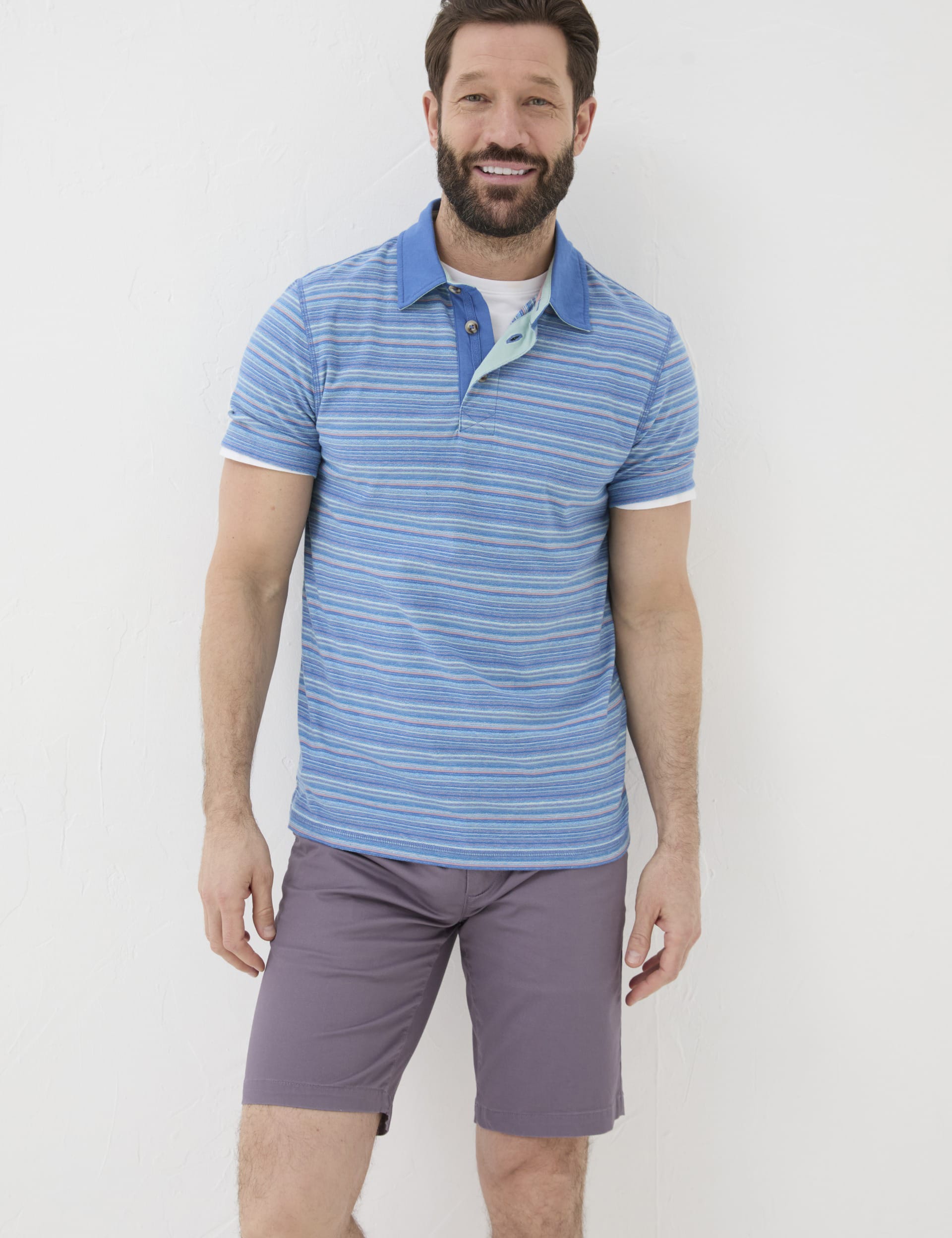 Pure Cotton Striped Polo Shirt | FatFace | M&S