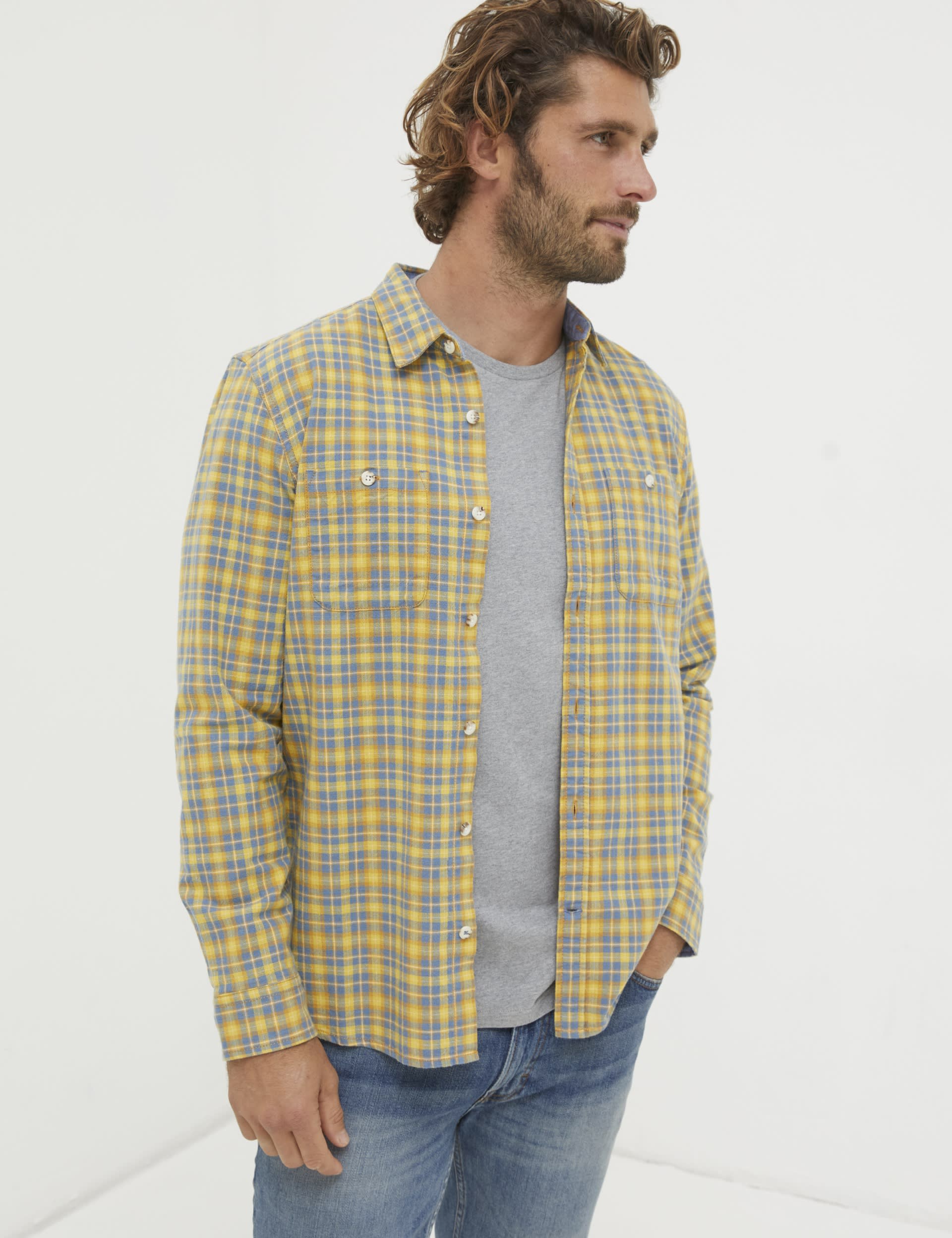 Pure Cotton Check Oxford Shirt | FatFace | M&S