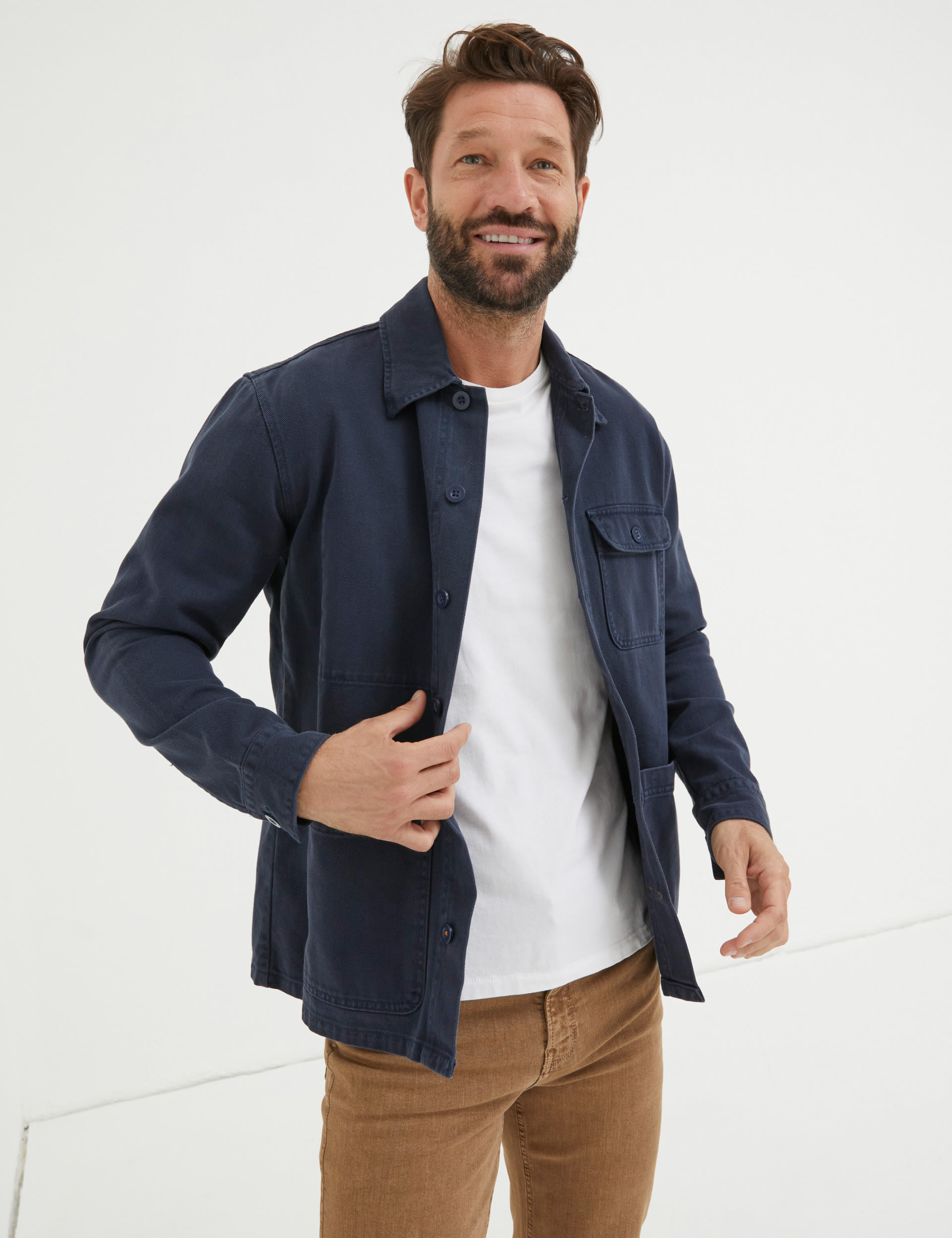 Pure Cotton Utility Jacket | FatFace | M&S