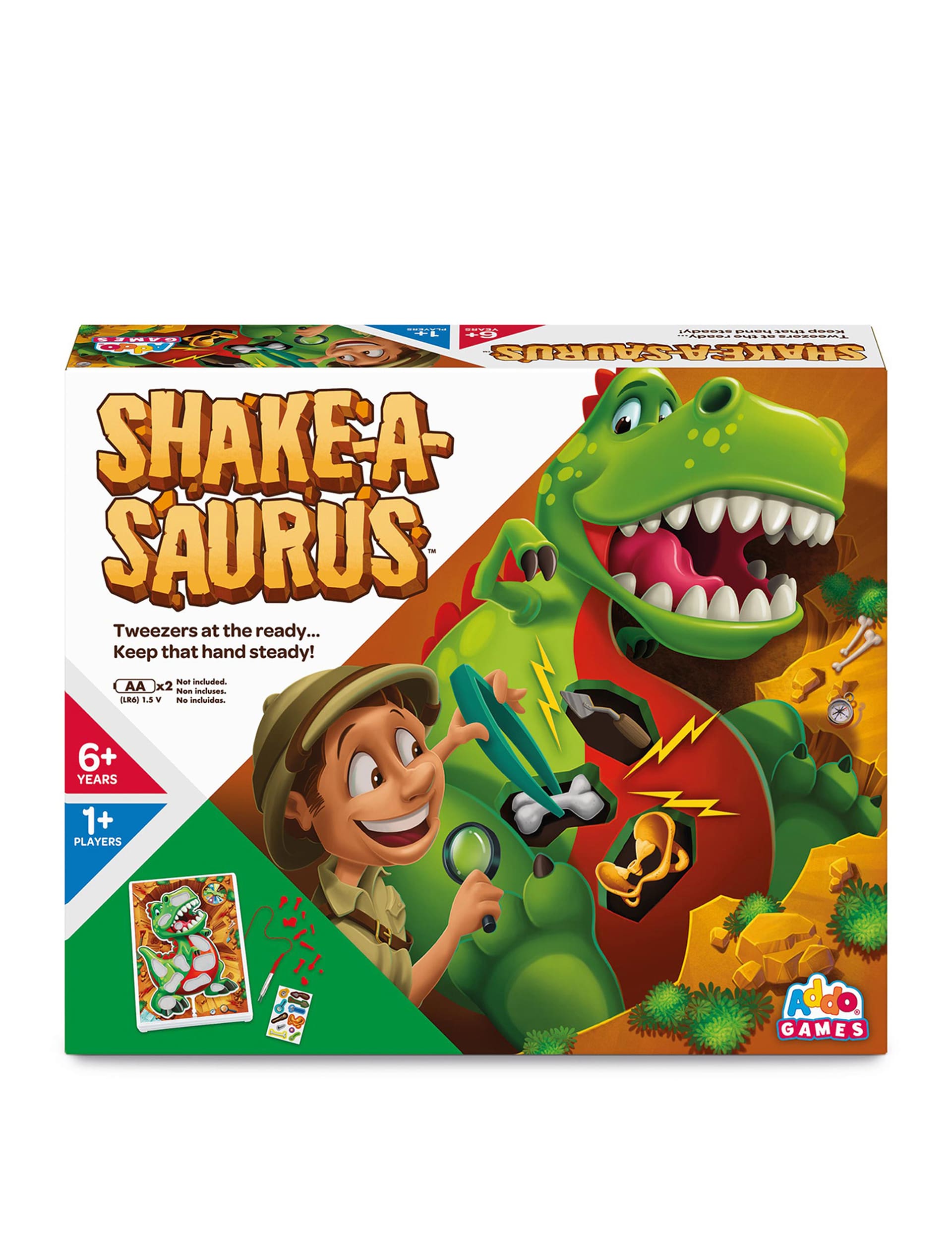 Shake-A-Saurus Board Game (6+ Yrs) | Addo Games | M&S
