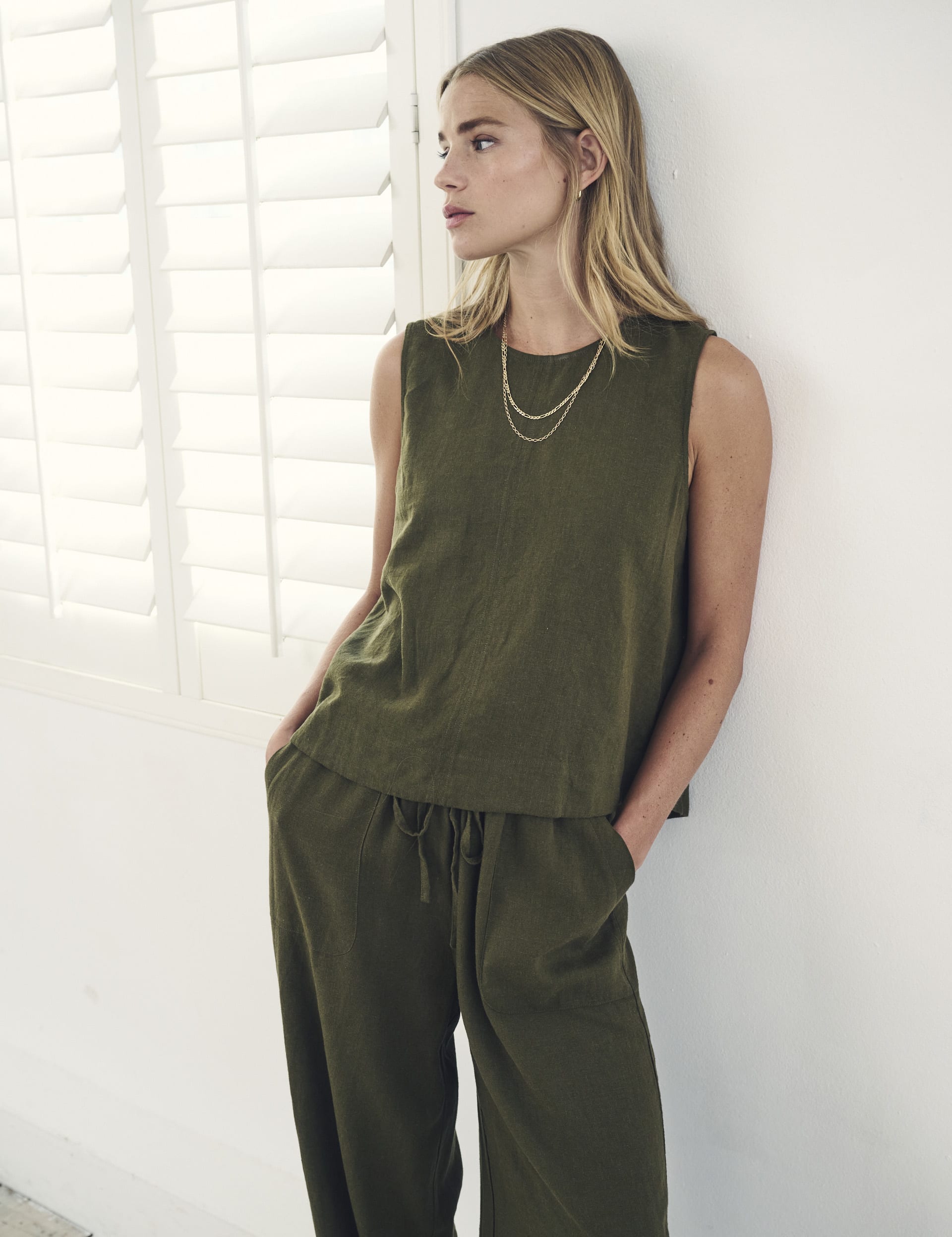 Linen Rich Tank Top