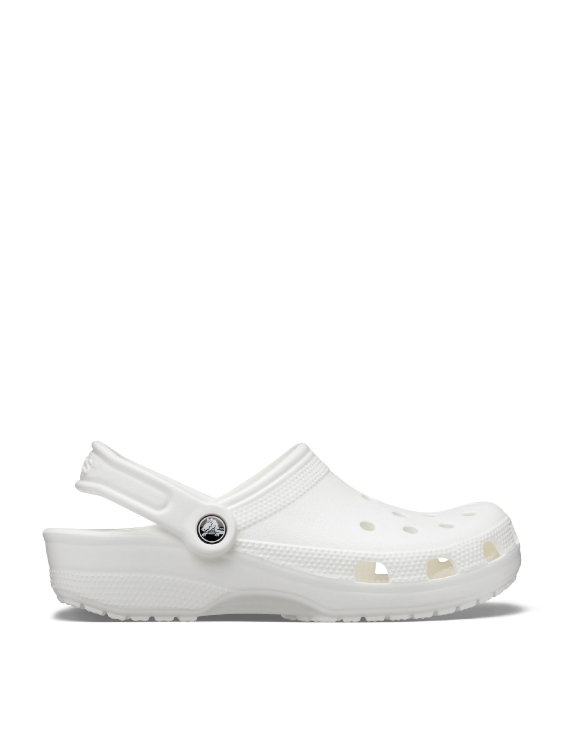 White Crocs at M&S