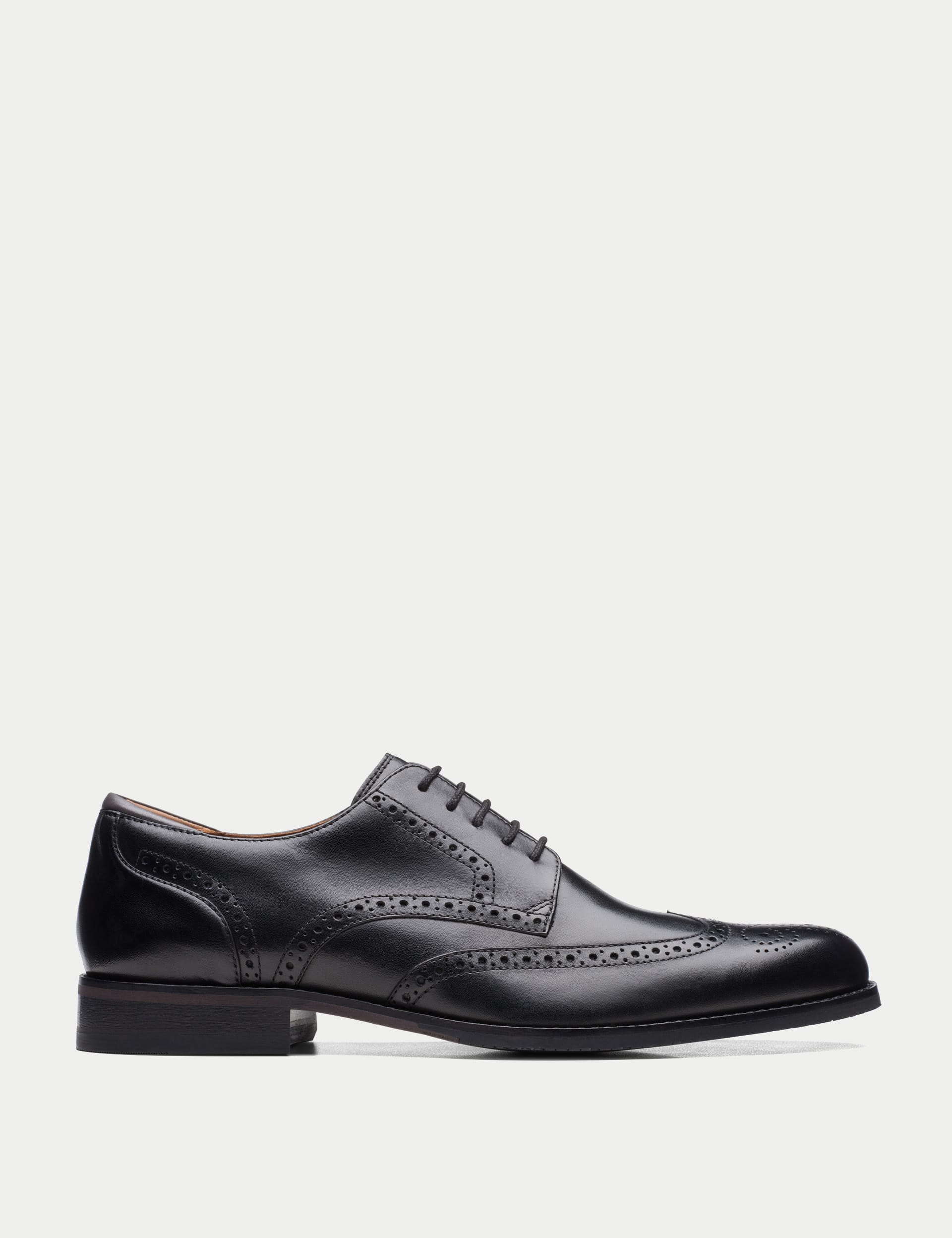 Wide Fit Leather Brogues 