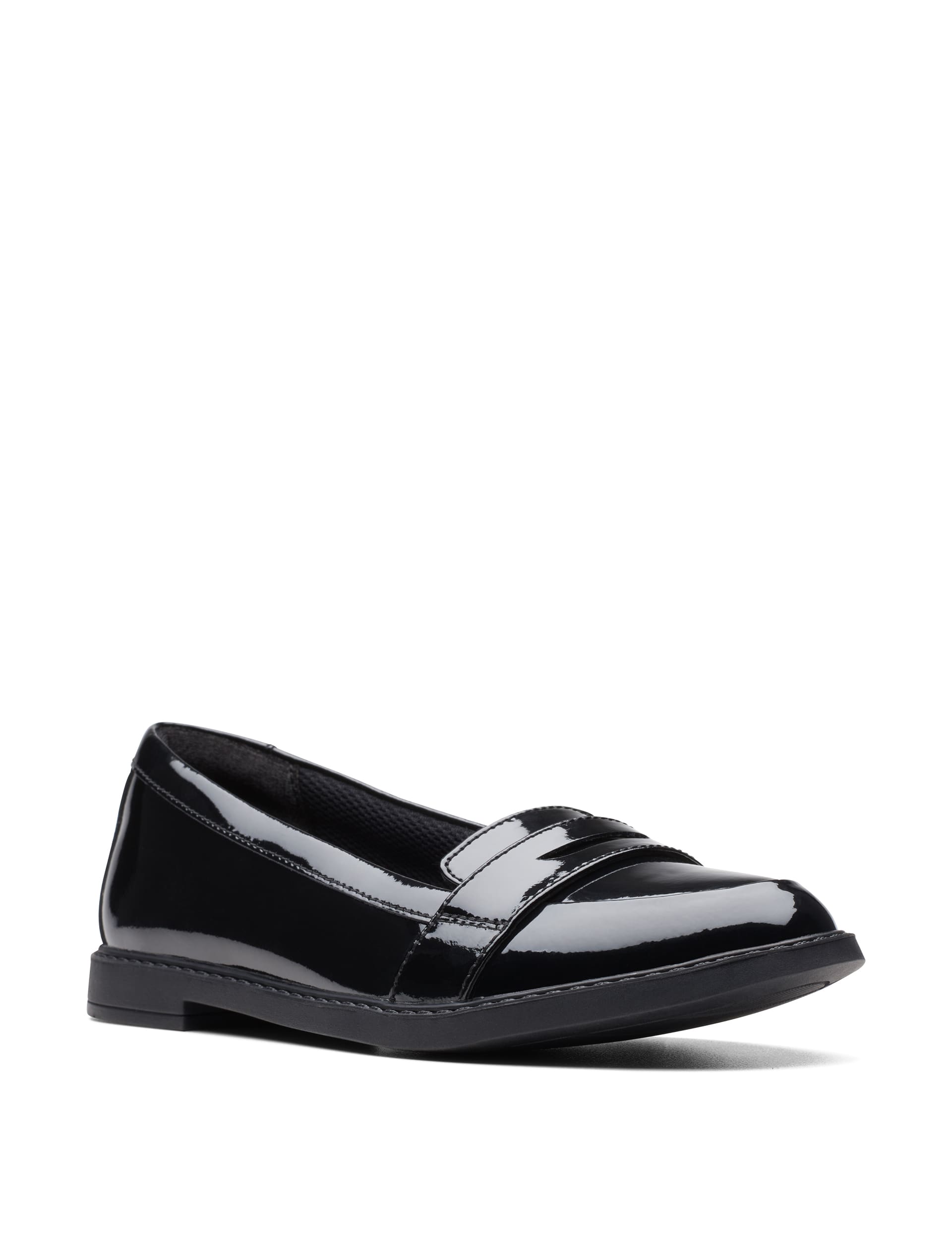 Kids' Patent Leather Slip-On Loafers (3 Small - 8 Small)