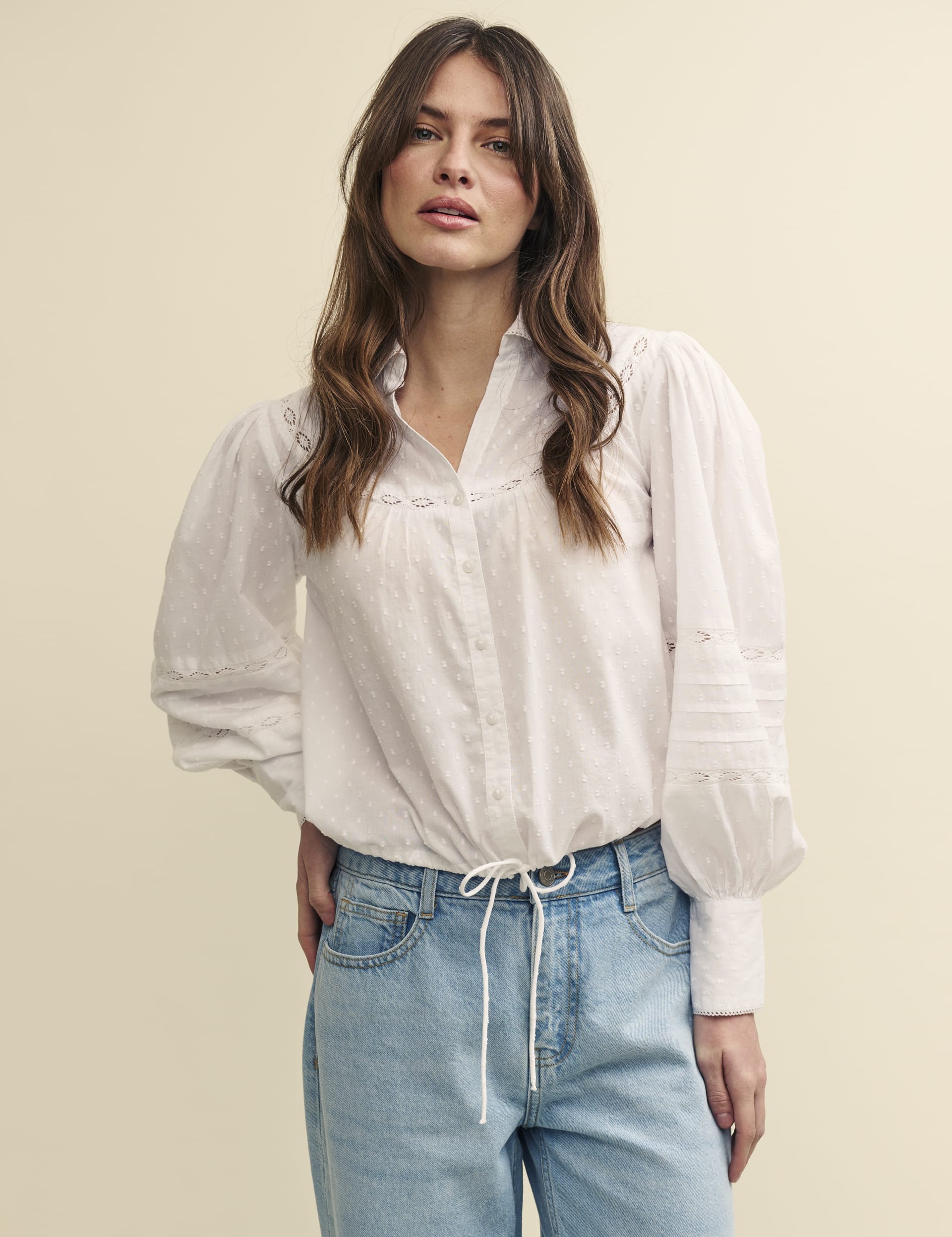 Pure Cotton Embroidered Blouse