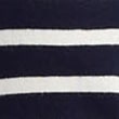 Cotton Rich Striped V-Neck Cardigan - navymix