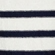 Cotton Rich Striped V-Neck Cardigan - creammix