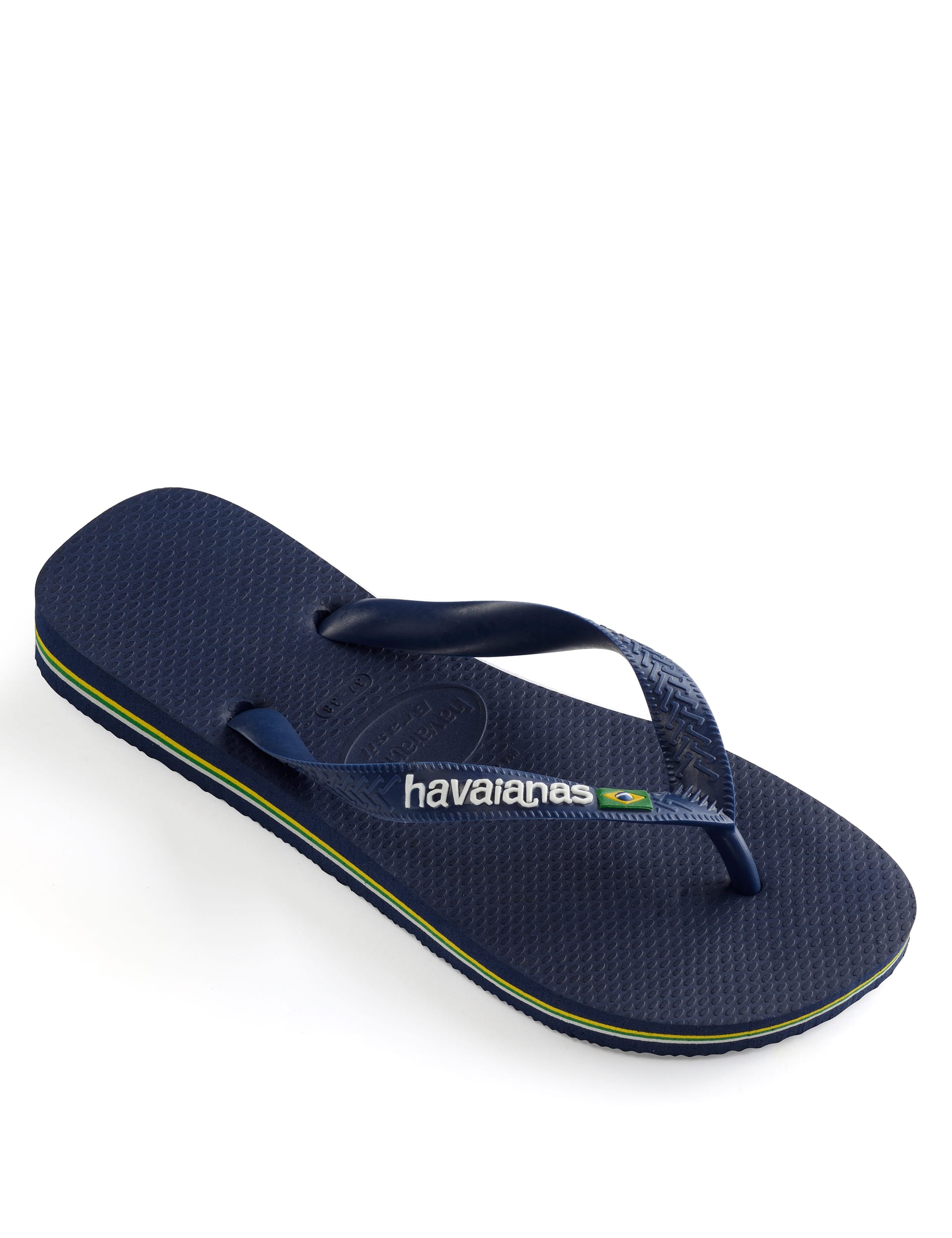 Kids' Brazil Logo Flip-Flops (Size 7-13) | HAVAIANAS | M&S