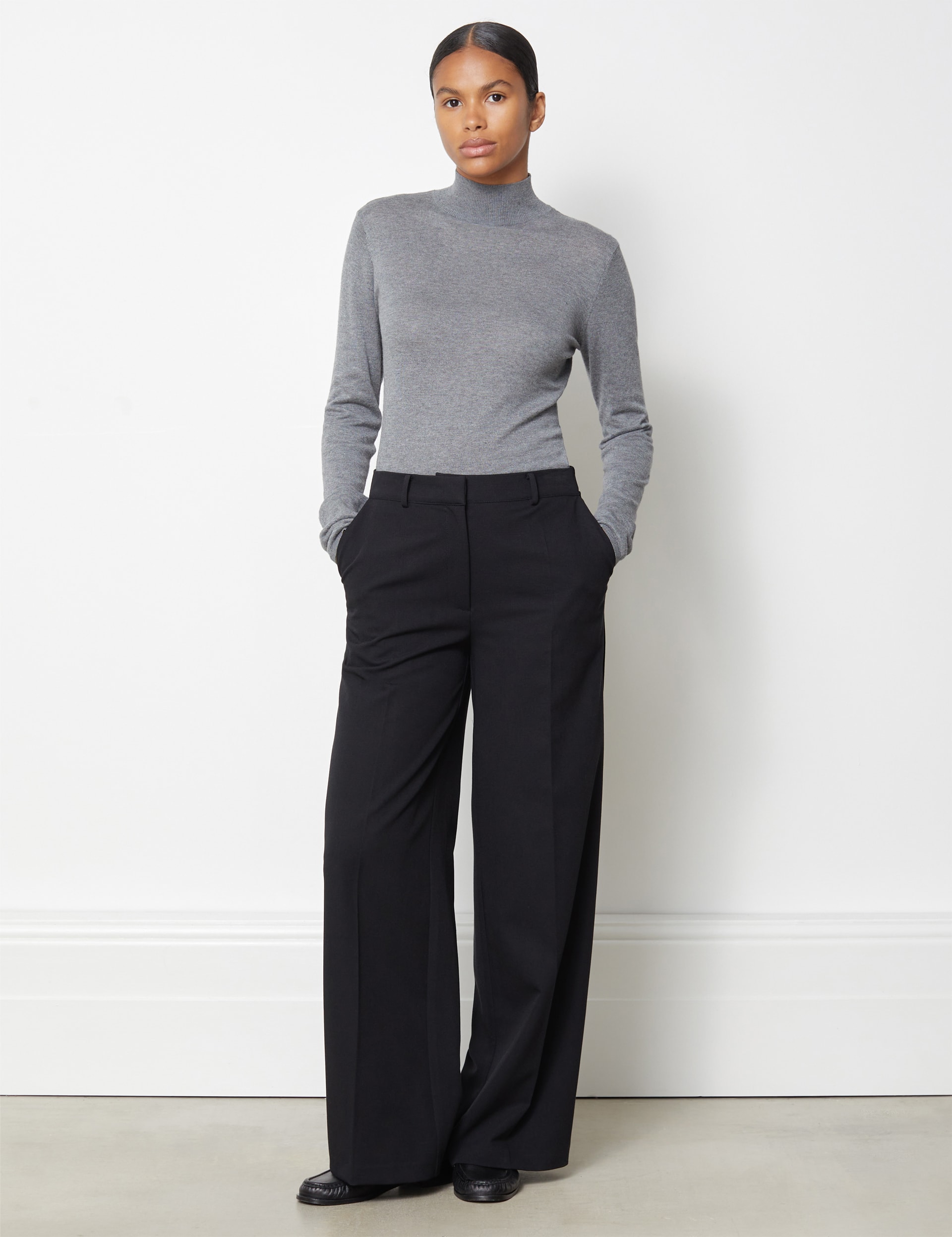 Wide Leg Trousers | Albaray | M&S