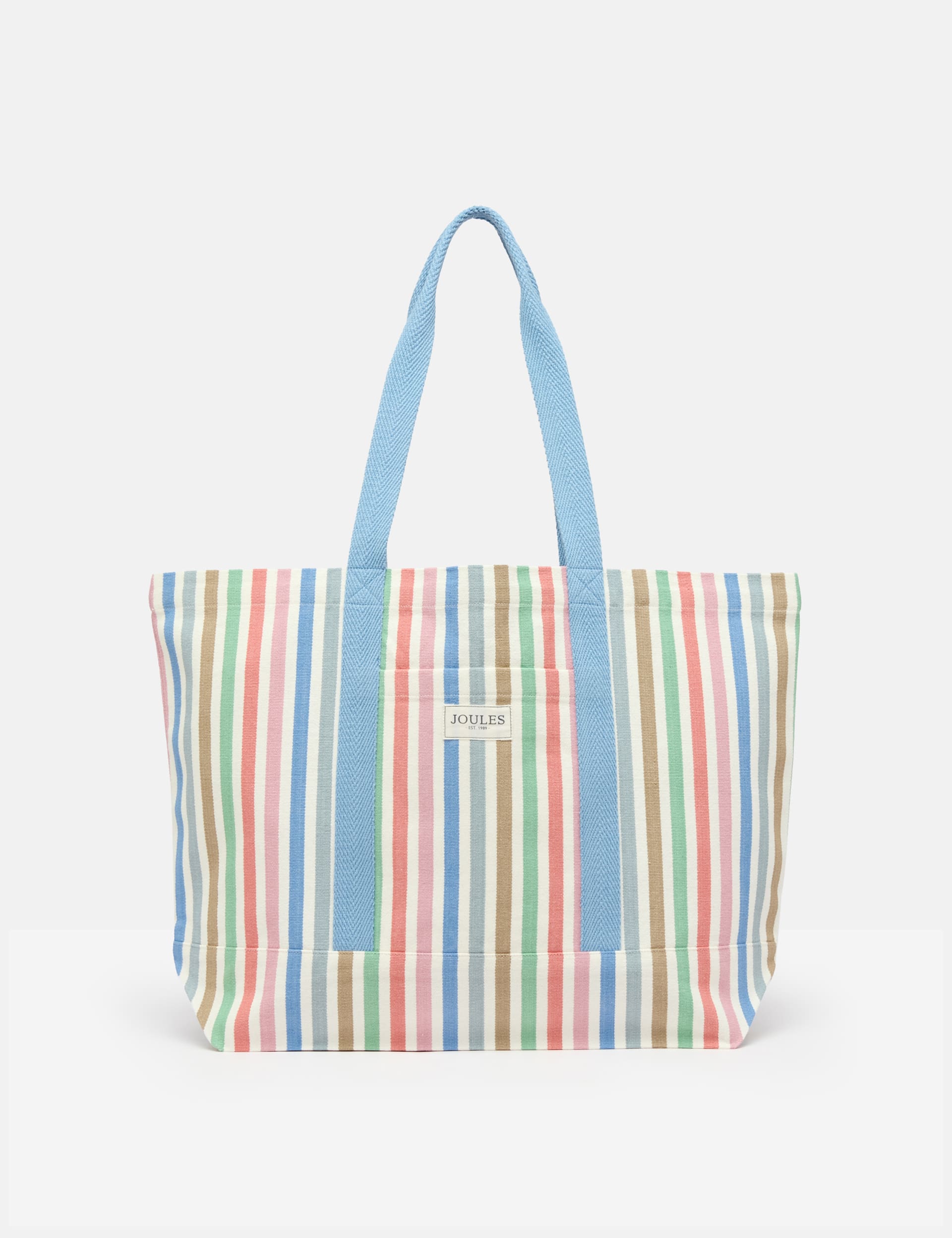 Pure Cotton Striped Beach Bag | Joules | M&S