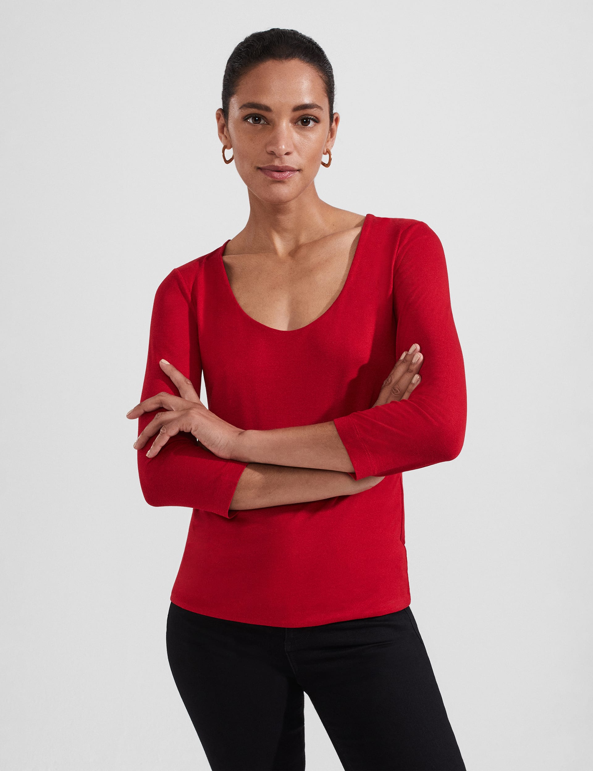 Scoop Neck Top | HOBBS | M&S