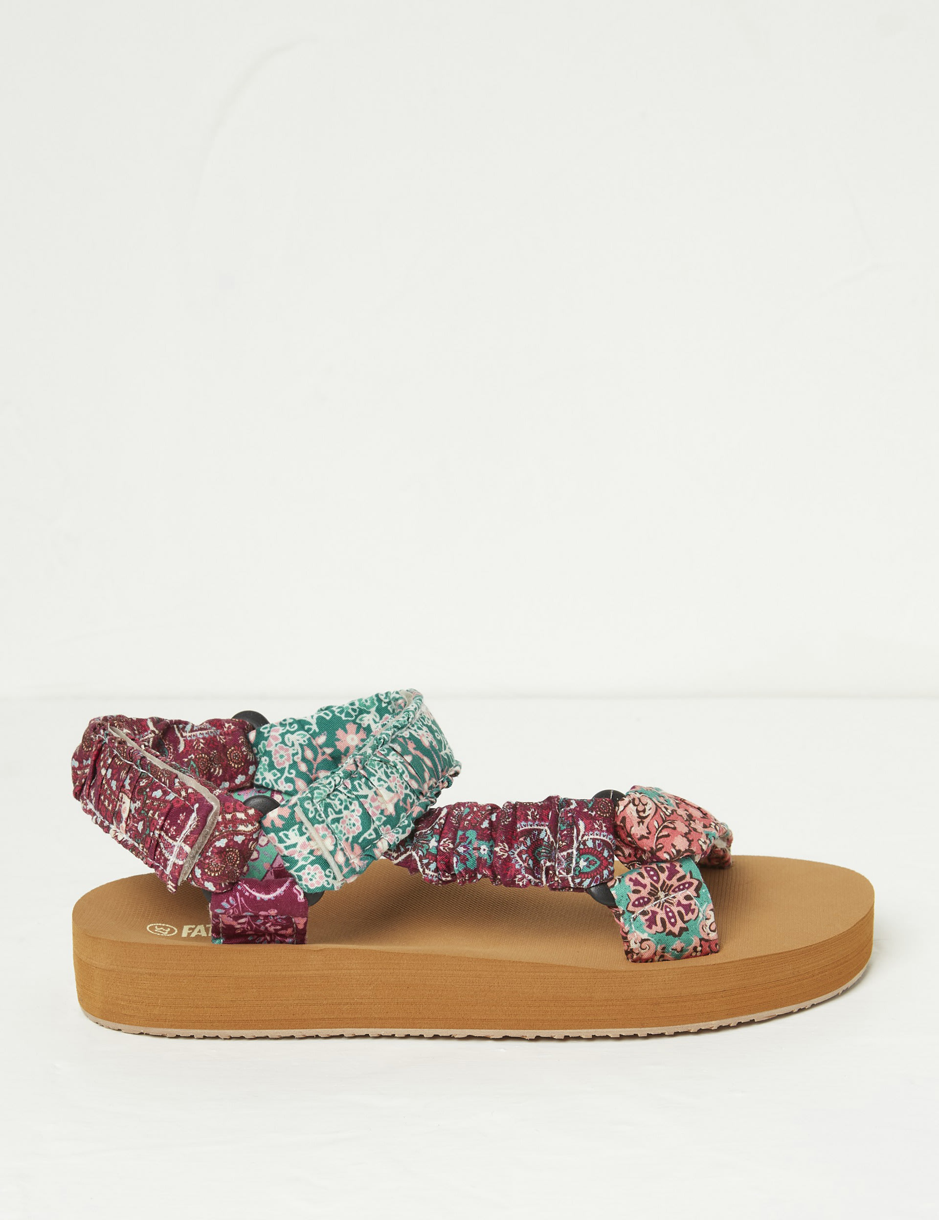 Printed Flatform Sandals | FatFace | M&S