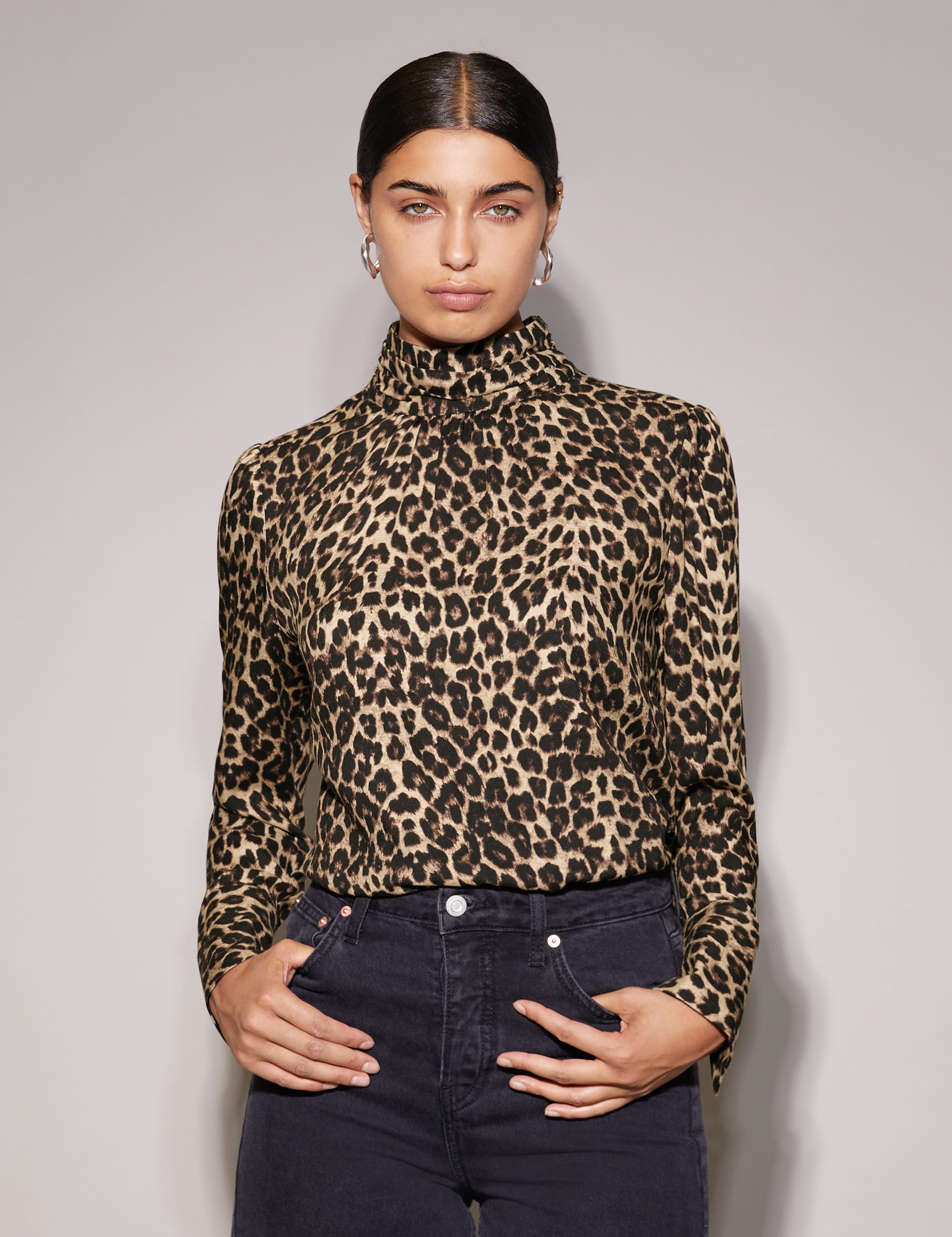 Animal Print Top | Albaray | M&S