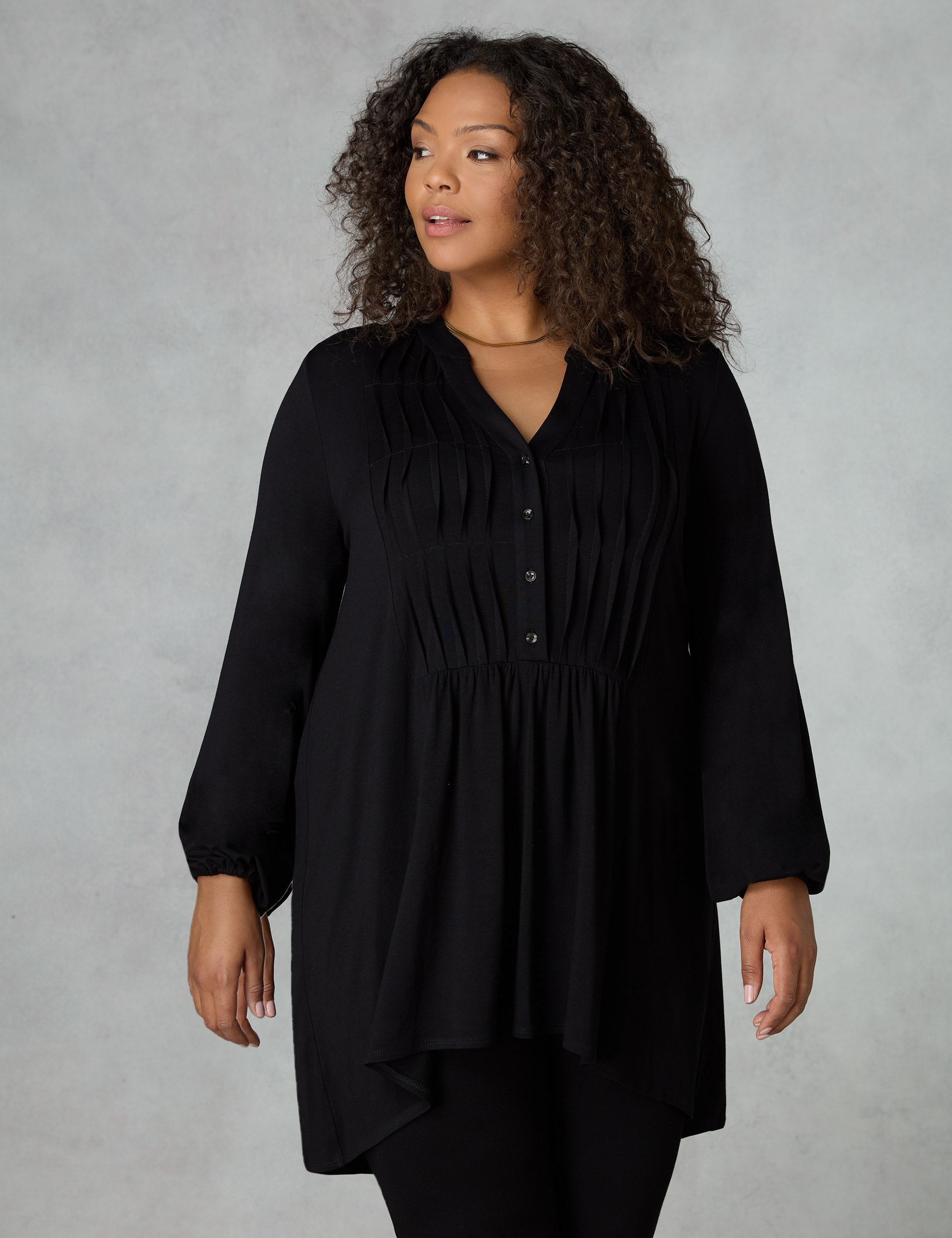 Jersey Relaxed Tunic | Live Unlimited London | M&S