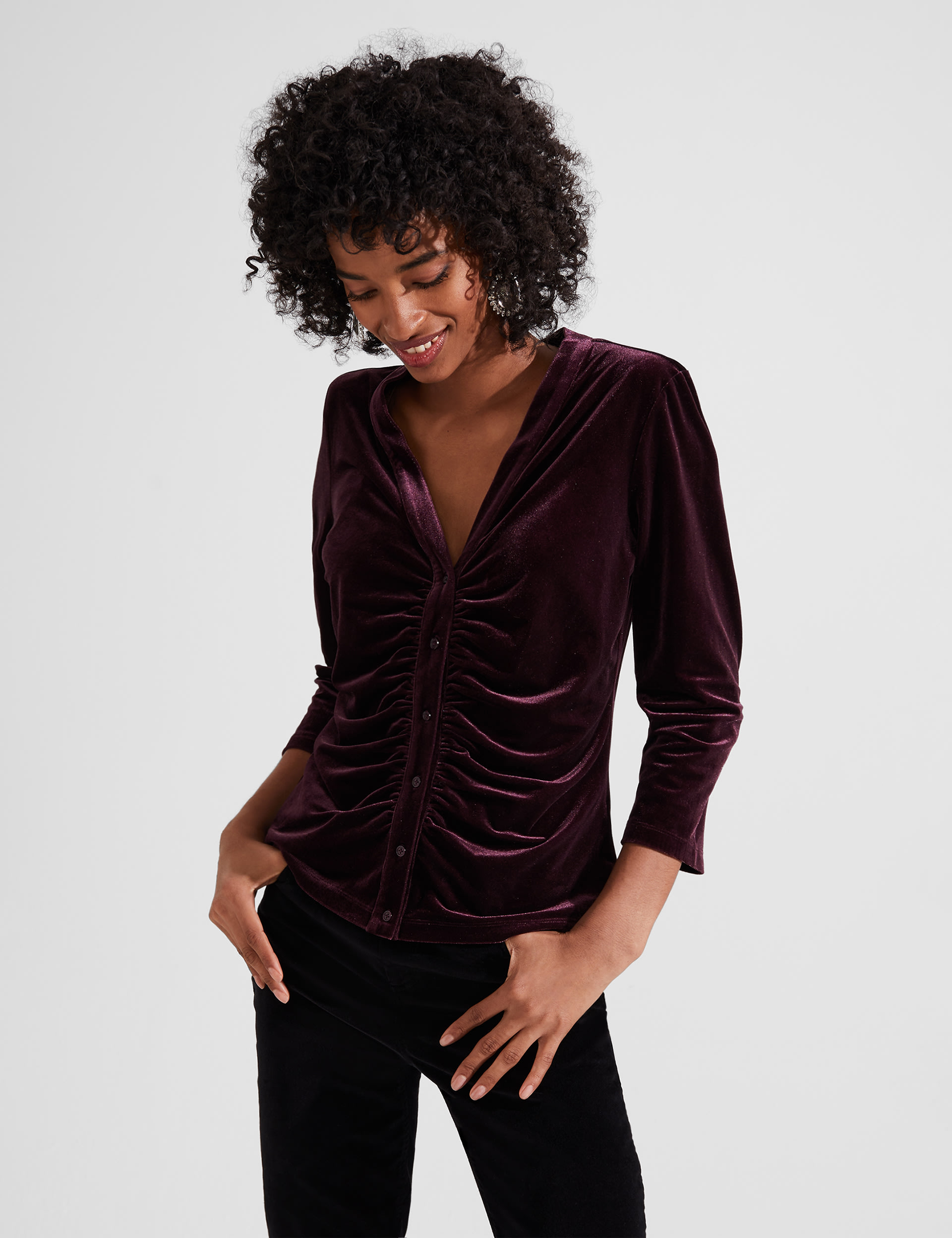 Velvet Top | HOBBS | M&S