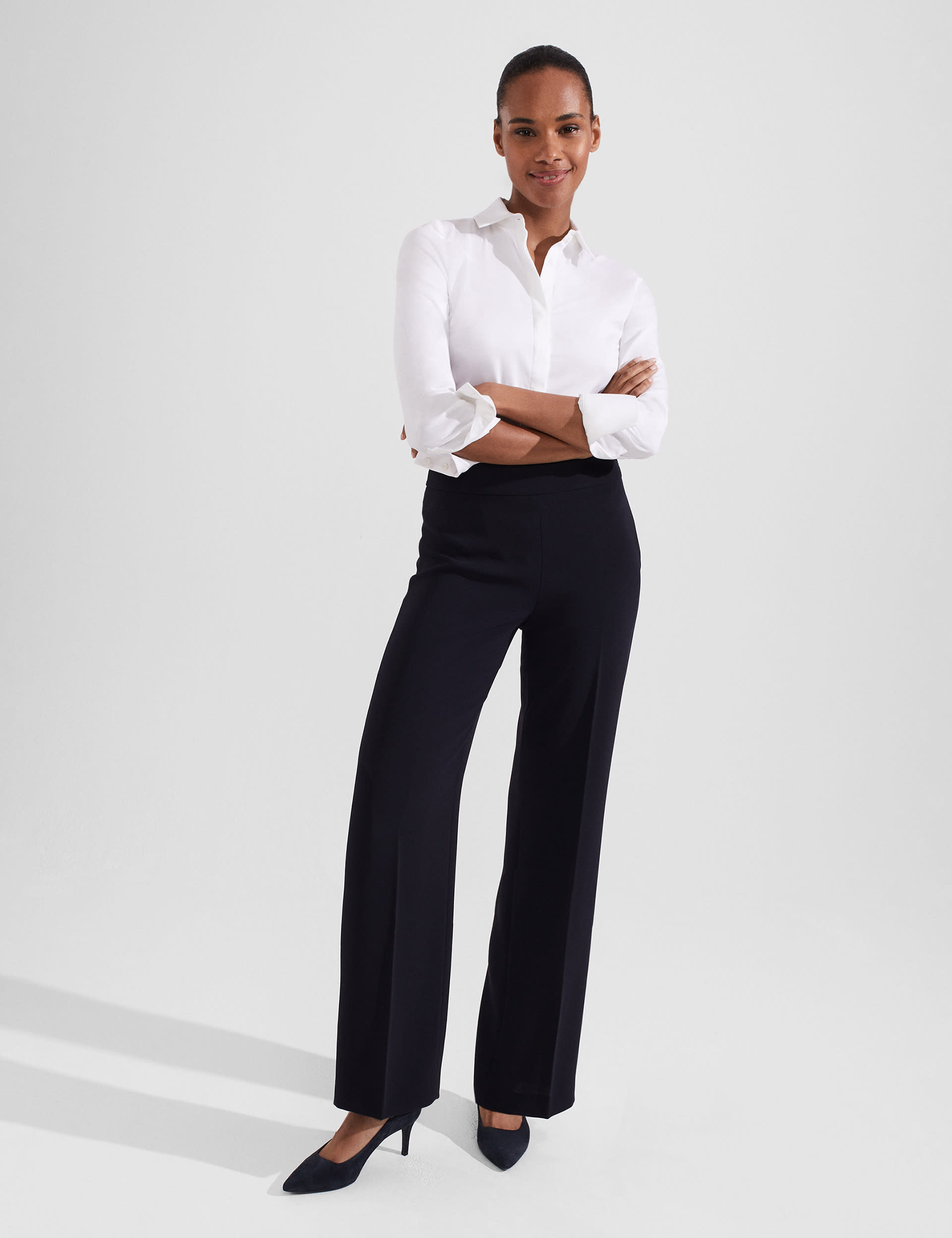 Wide Leg Trousers | HOBBS | M&S