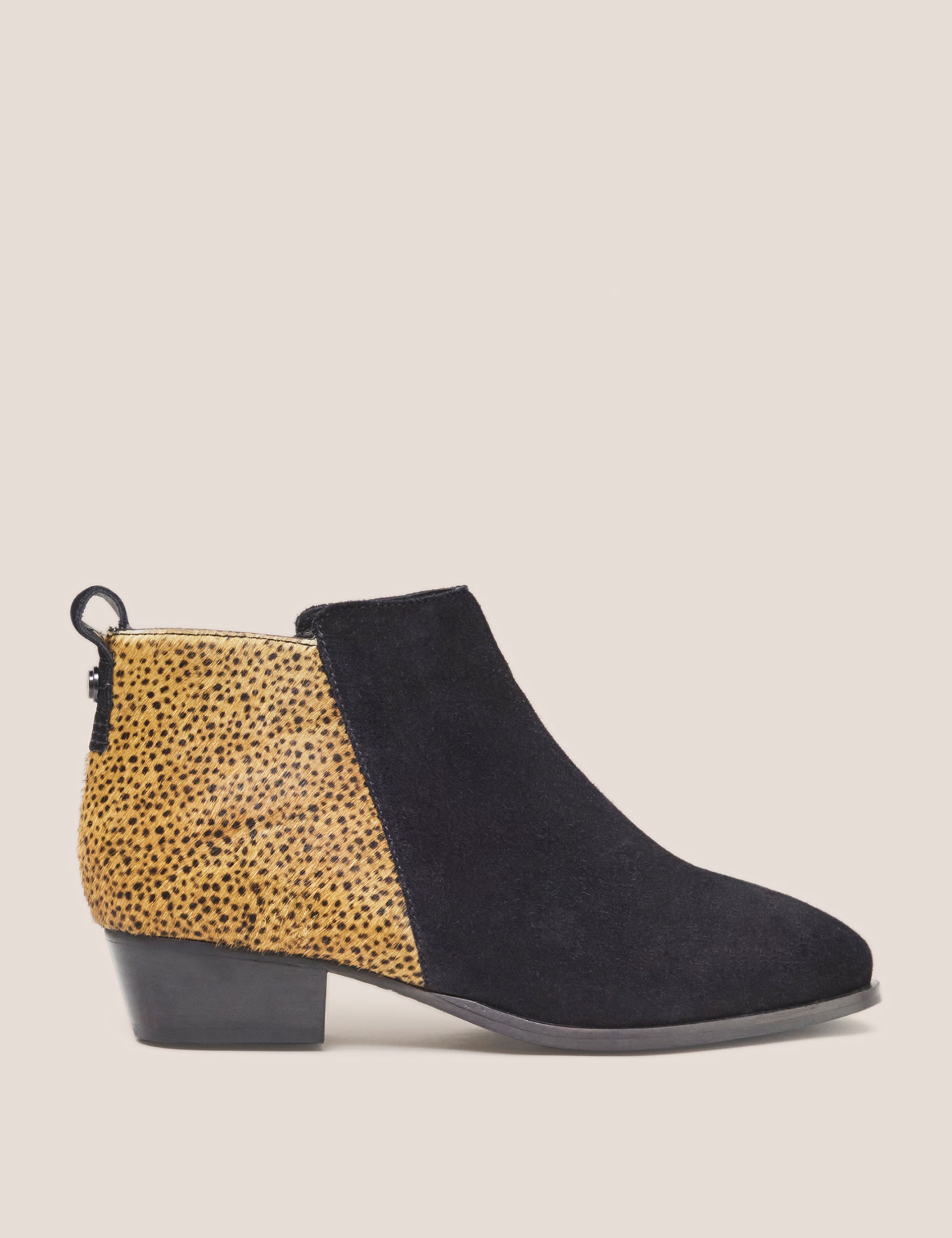 m and s black ankle boots