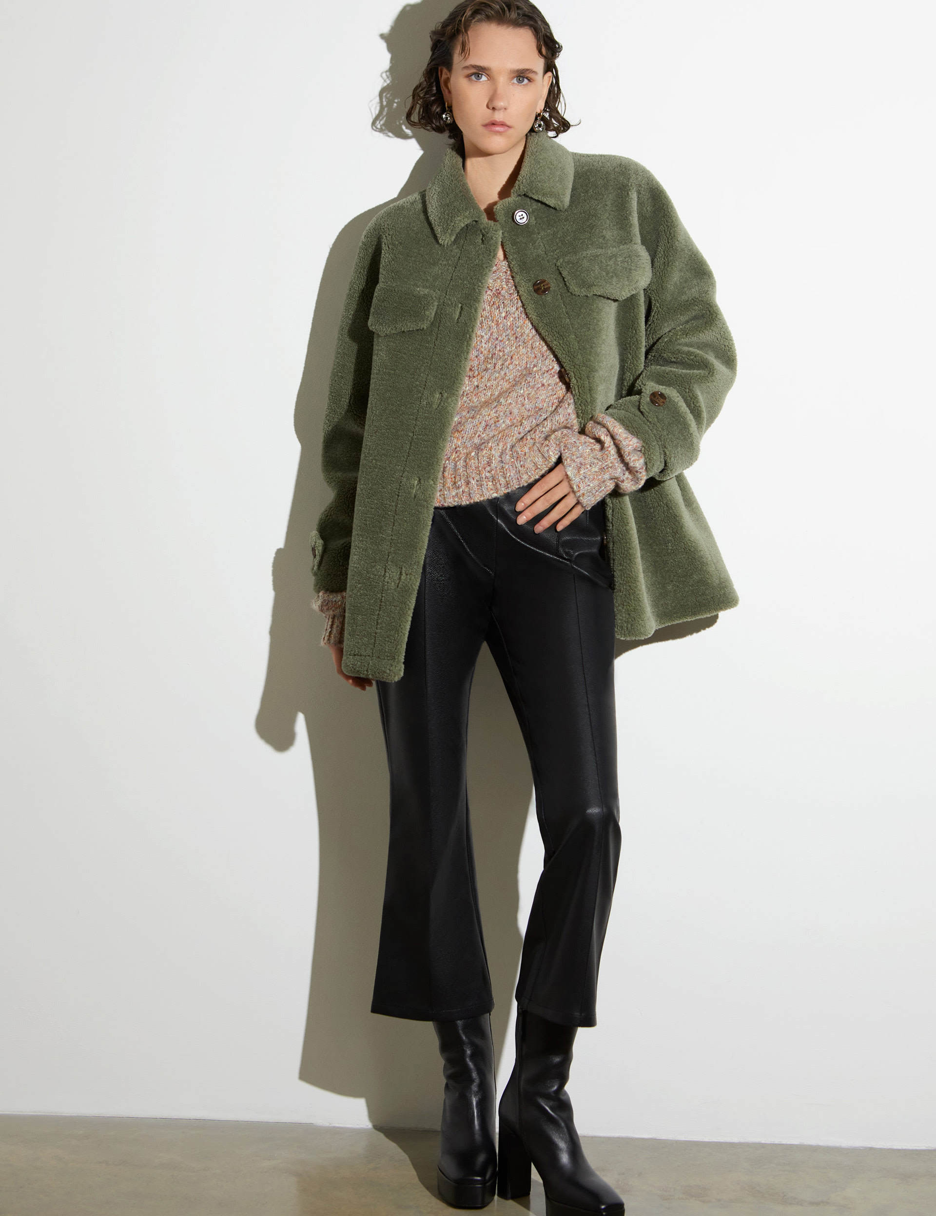 Borg Collared Jacket | French Connection | M&S