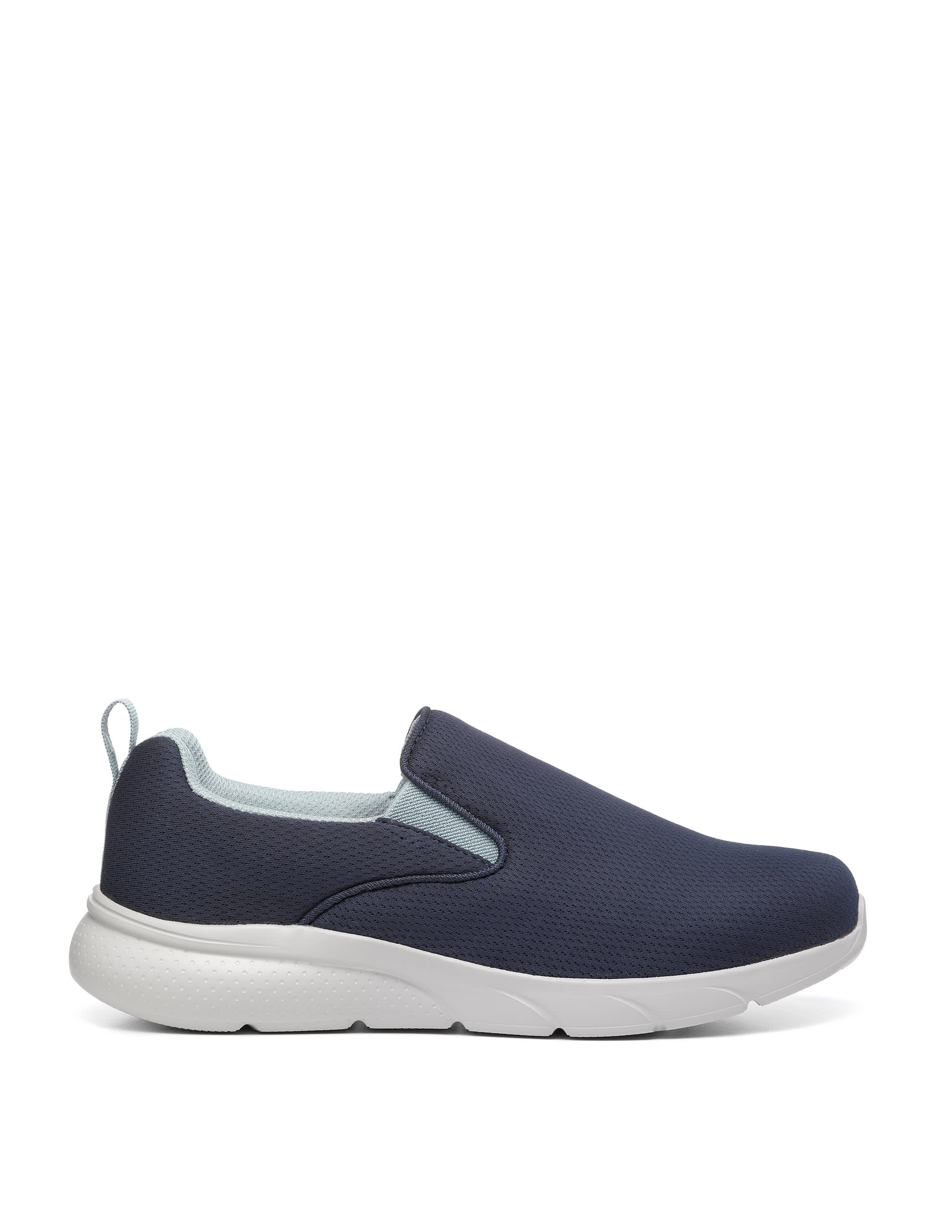navy slip on trainers womens